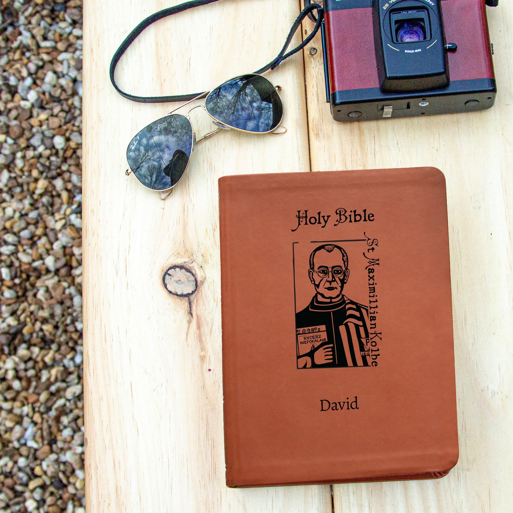 Personalized St. Maximilian Kolbe Bible