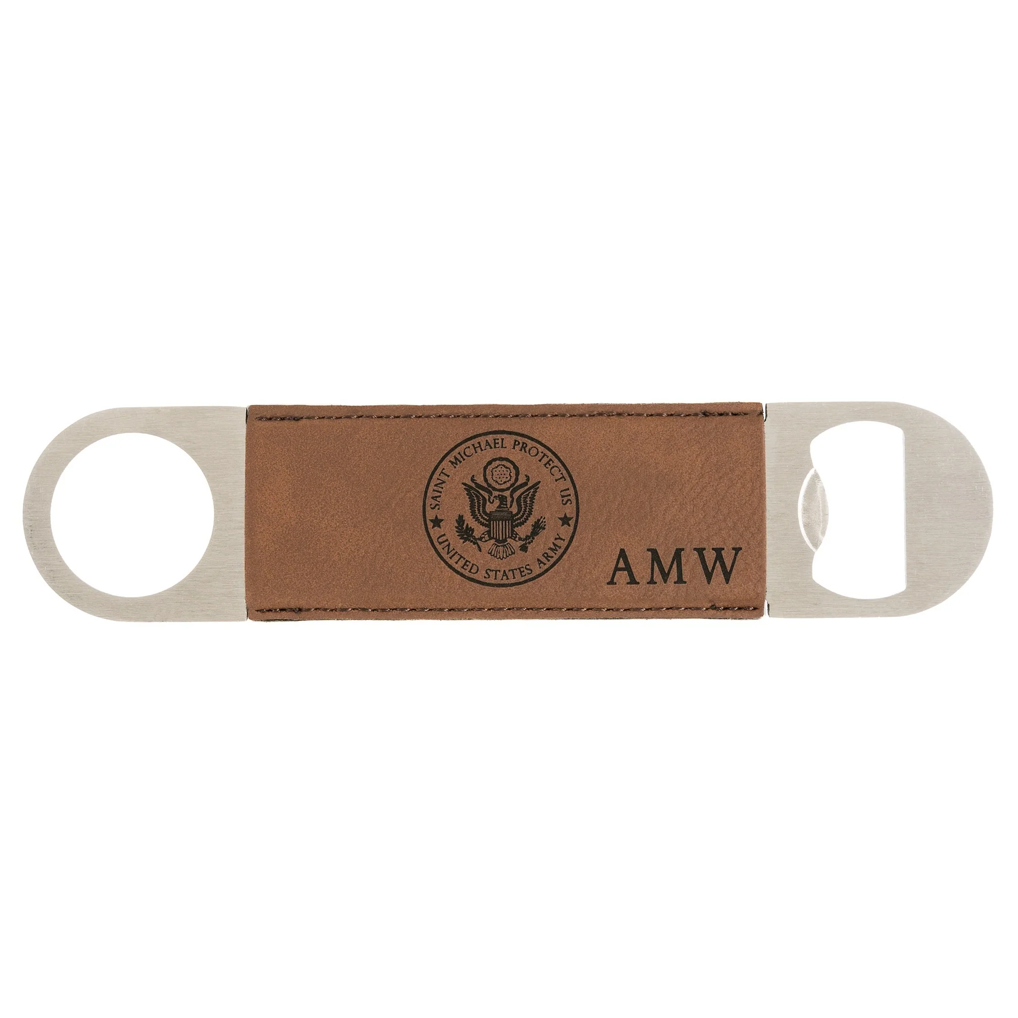 Personalized St. Michael Army Bottle Opener - Image 2