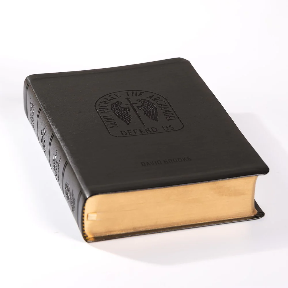 Personalized St. Michael Sword & Shield Bible - Image 3