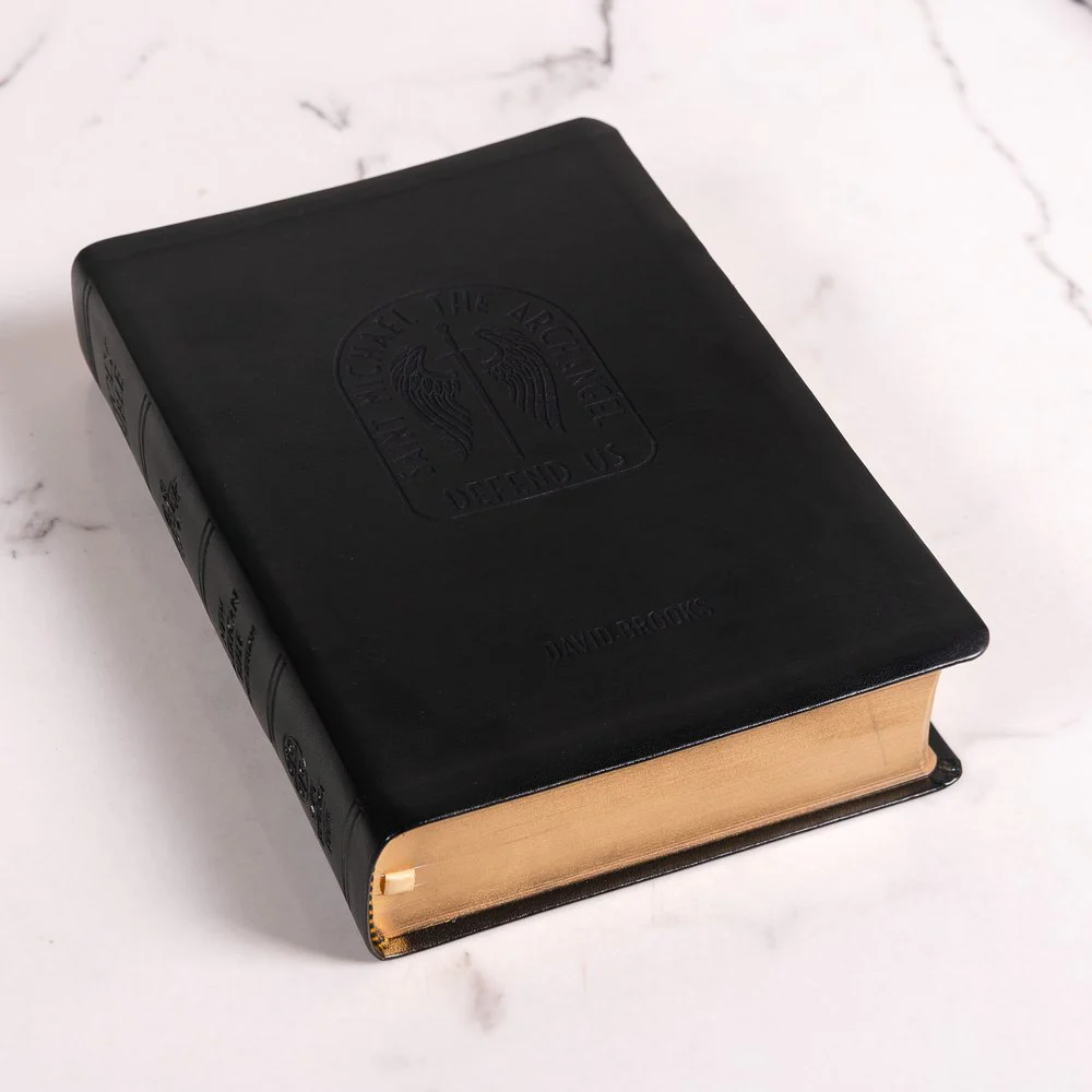 Personalized St. Michael Sword & Shield Bible - Image 4