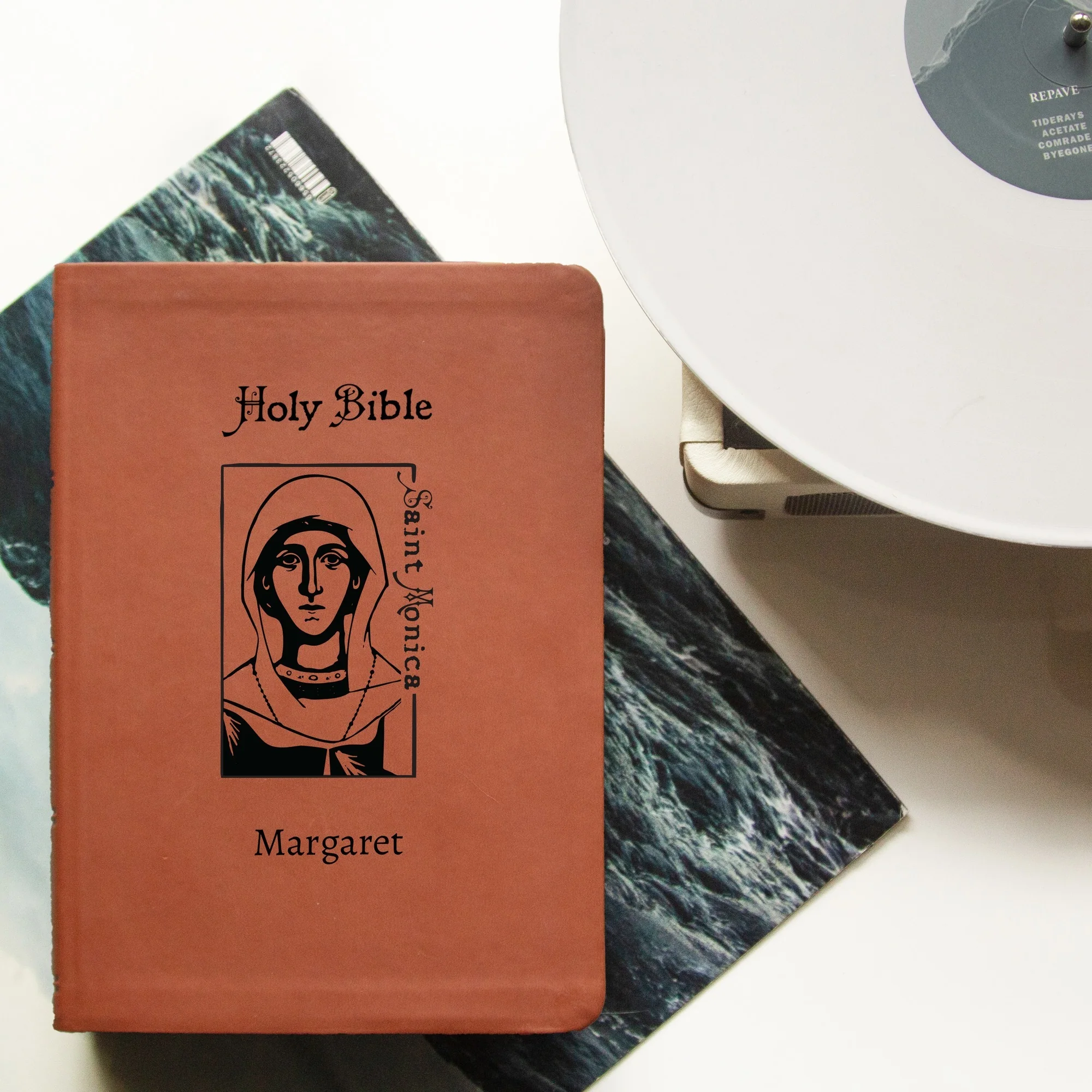 Personalized St. Monica Bible - Image 2