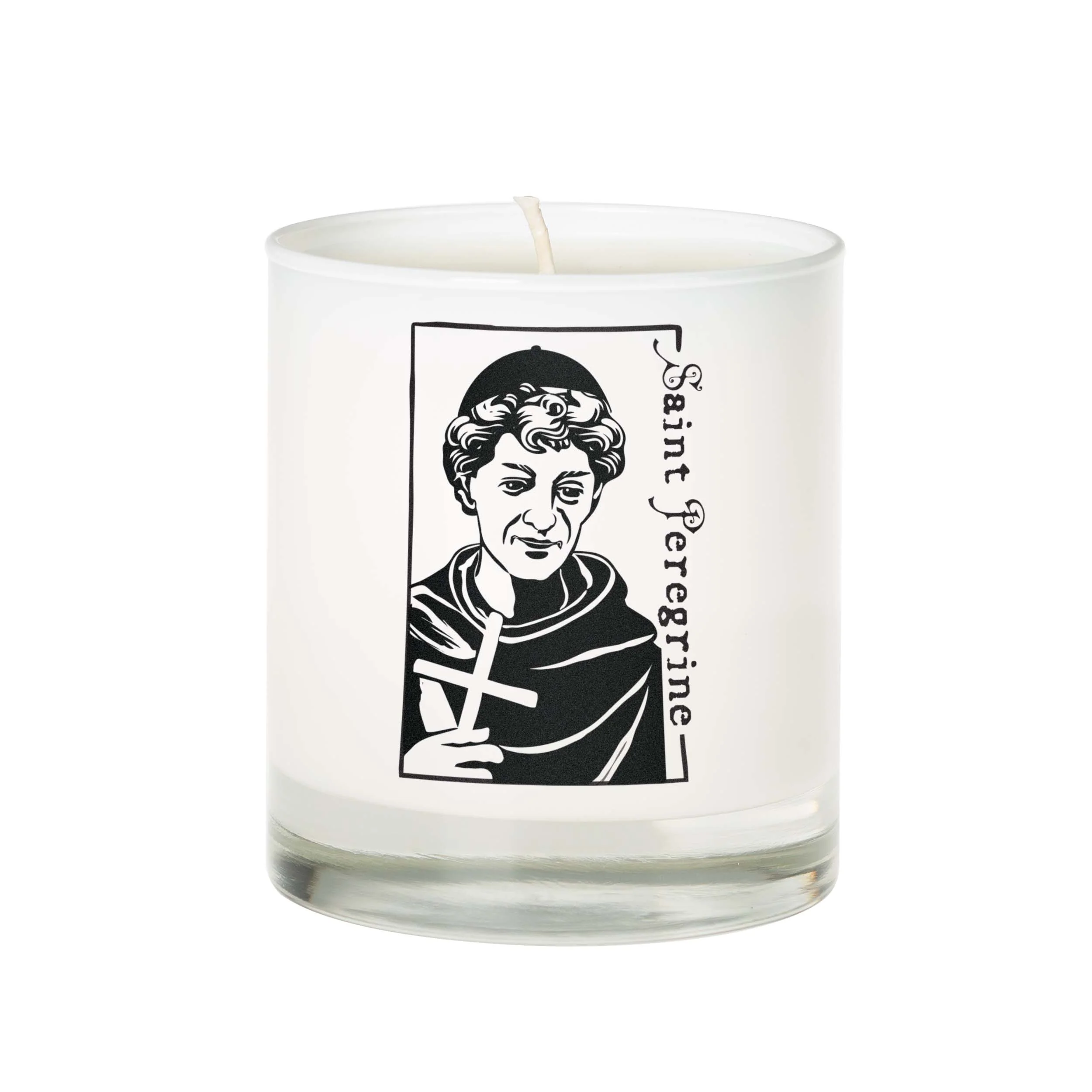 Personalized St. Peregrine Confirmation Candle - Image 2