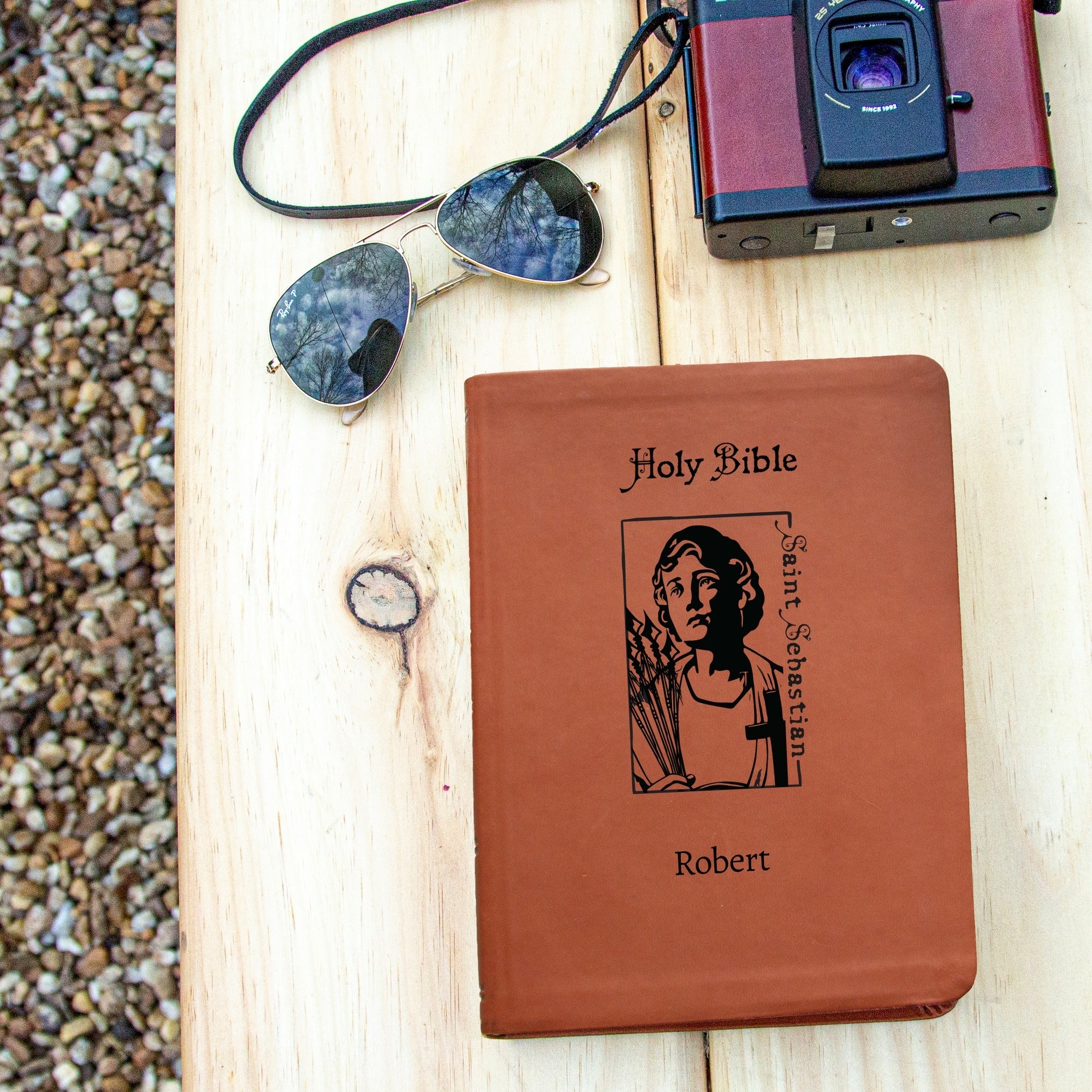 Personalized St. Sebastian Bible