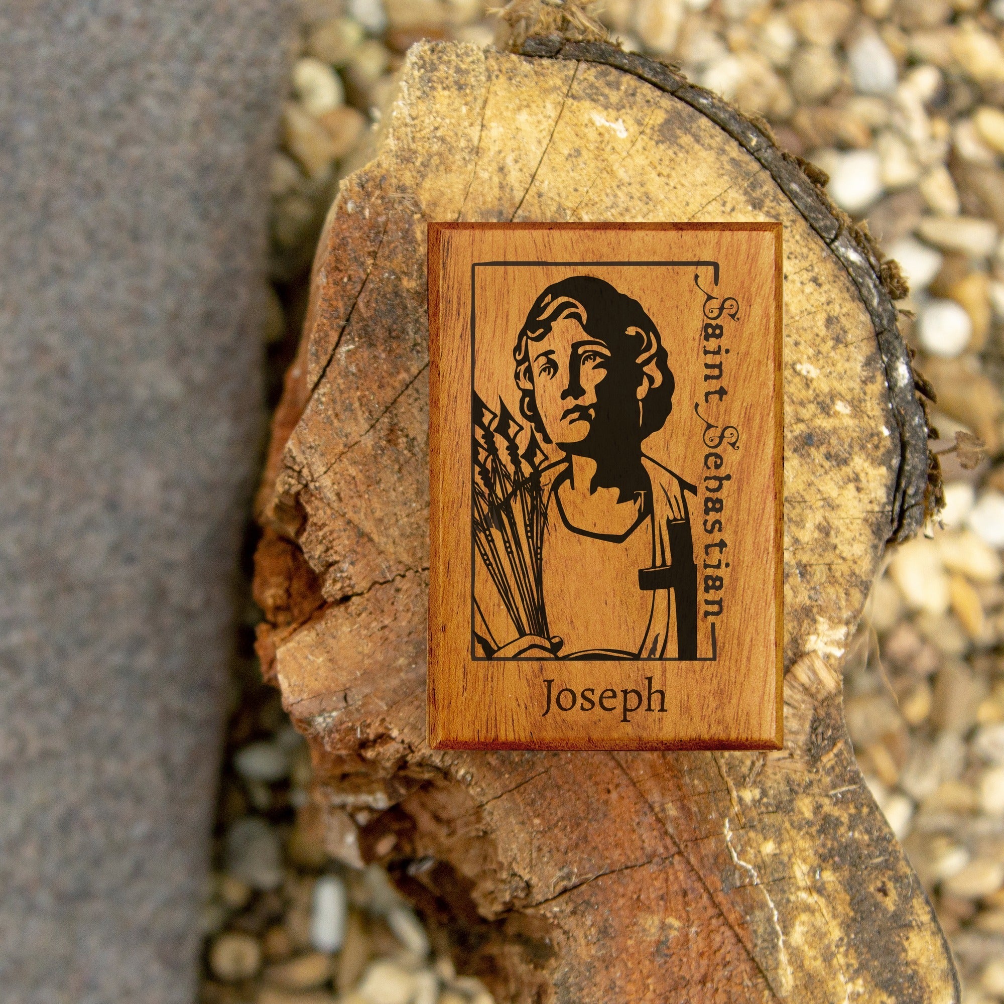 Personalized St. Sebastian Keepsake Box - Image 2