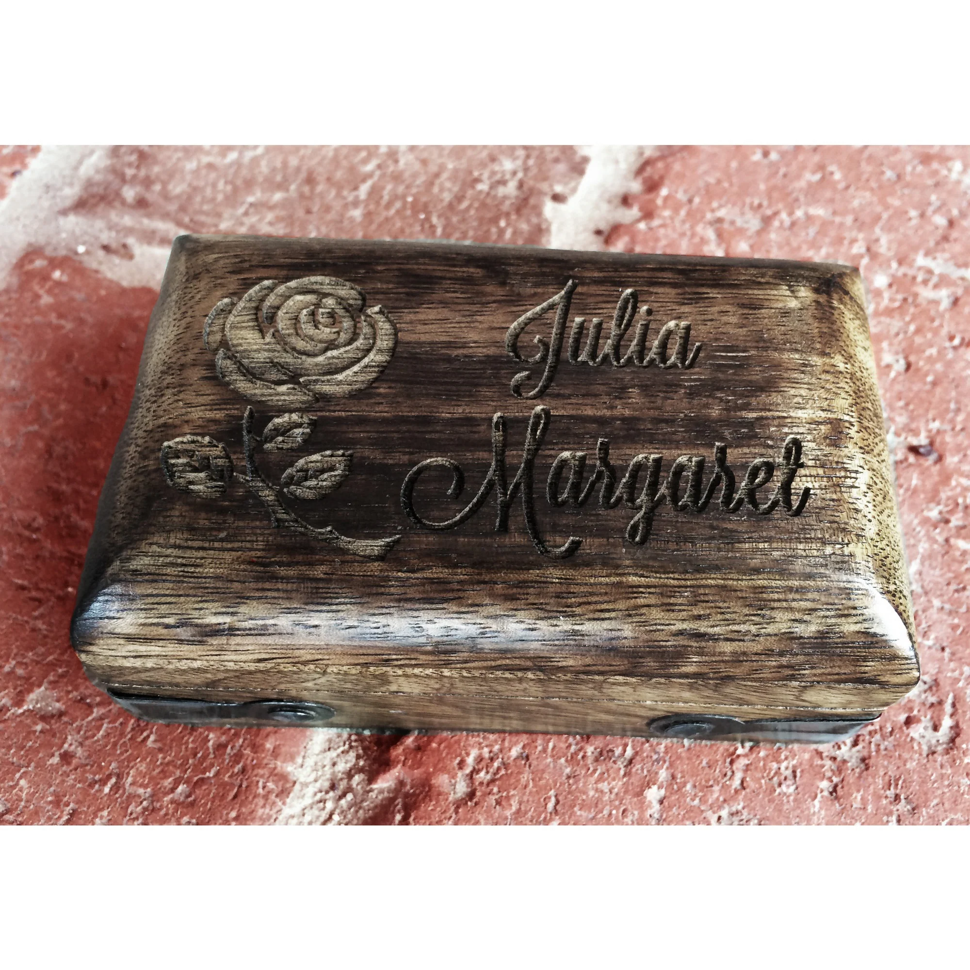 Personalized St. Therese Rosary Box - Image 2