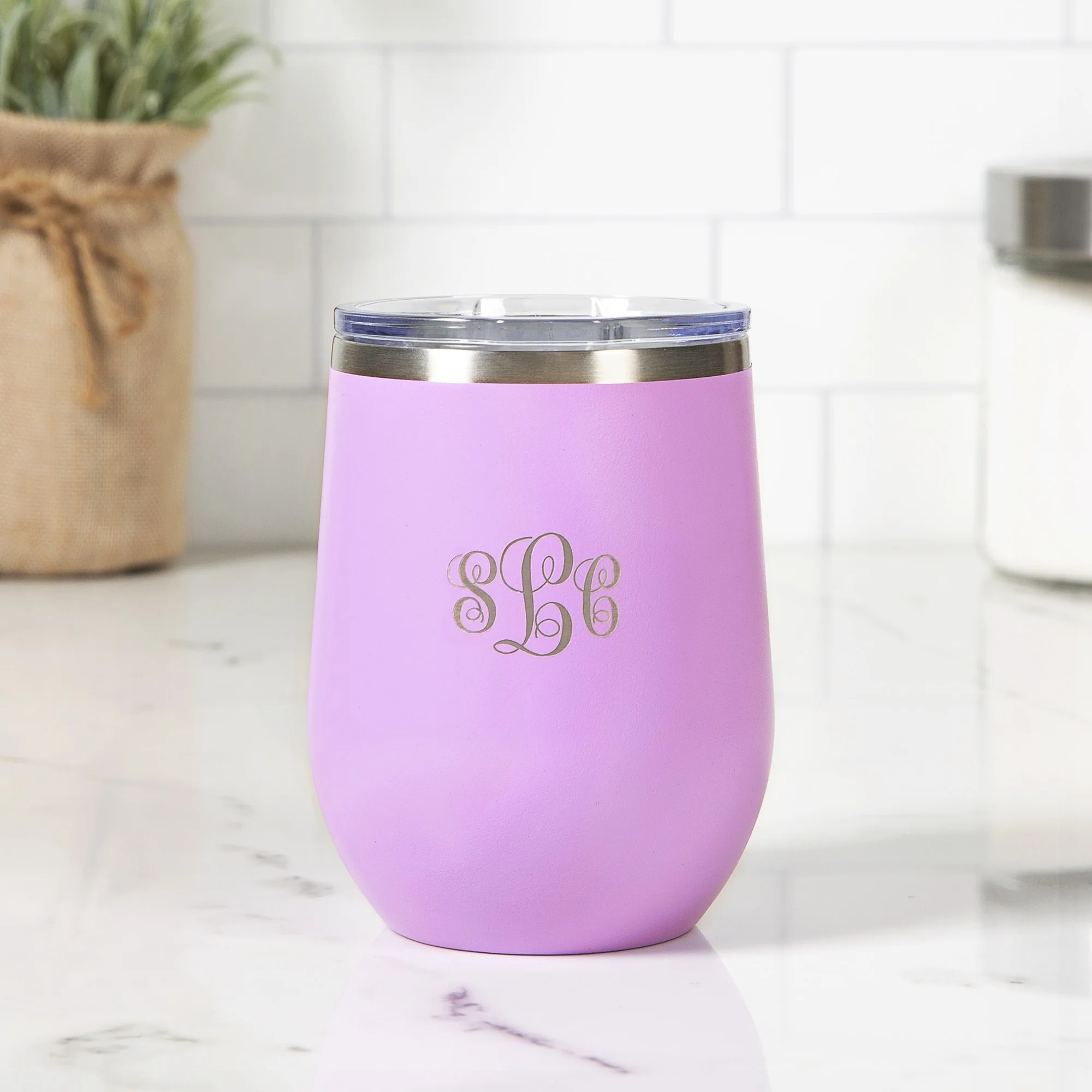 Personalized Today I Choose Joy Wine Tumbler