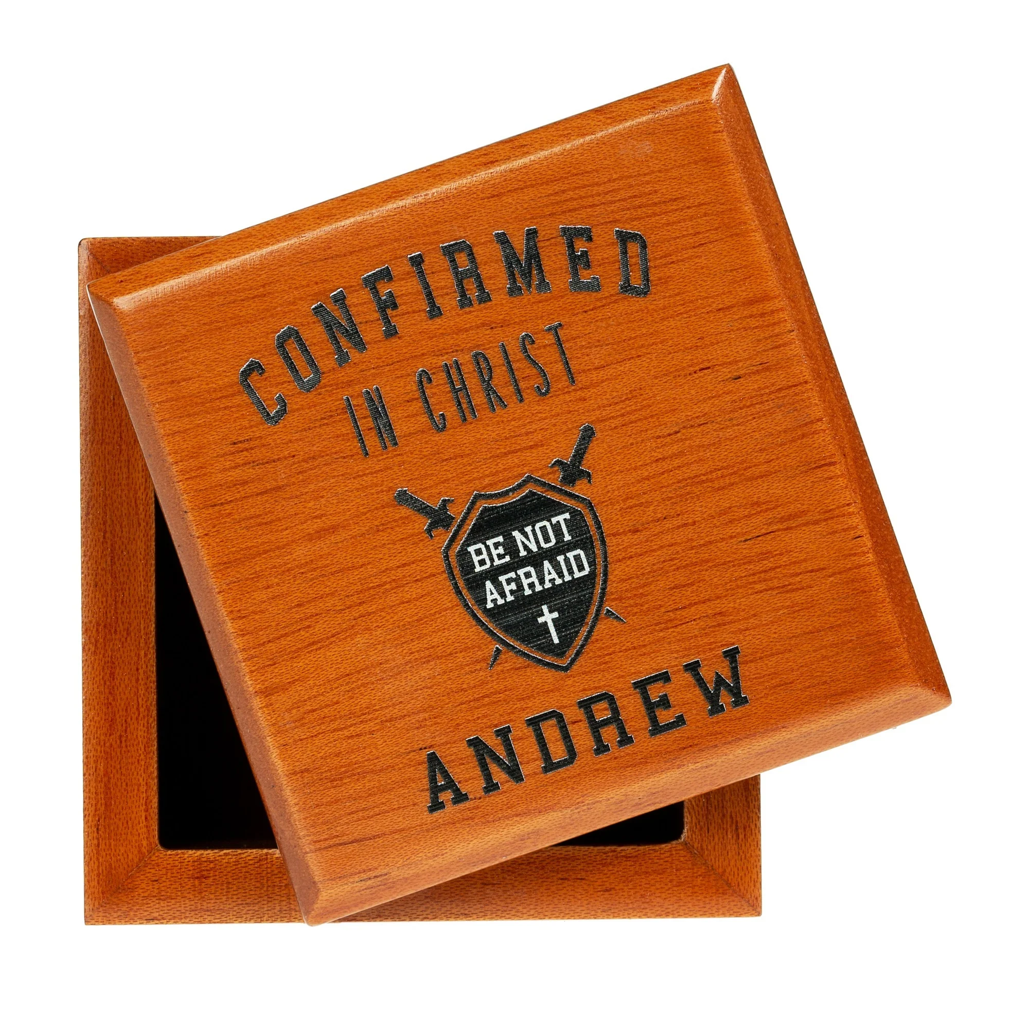 Personalized Varsity Confirmation Keepsake Box - Image 2