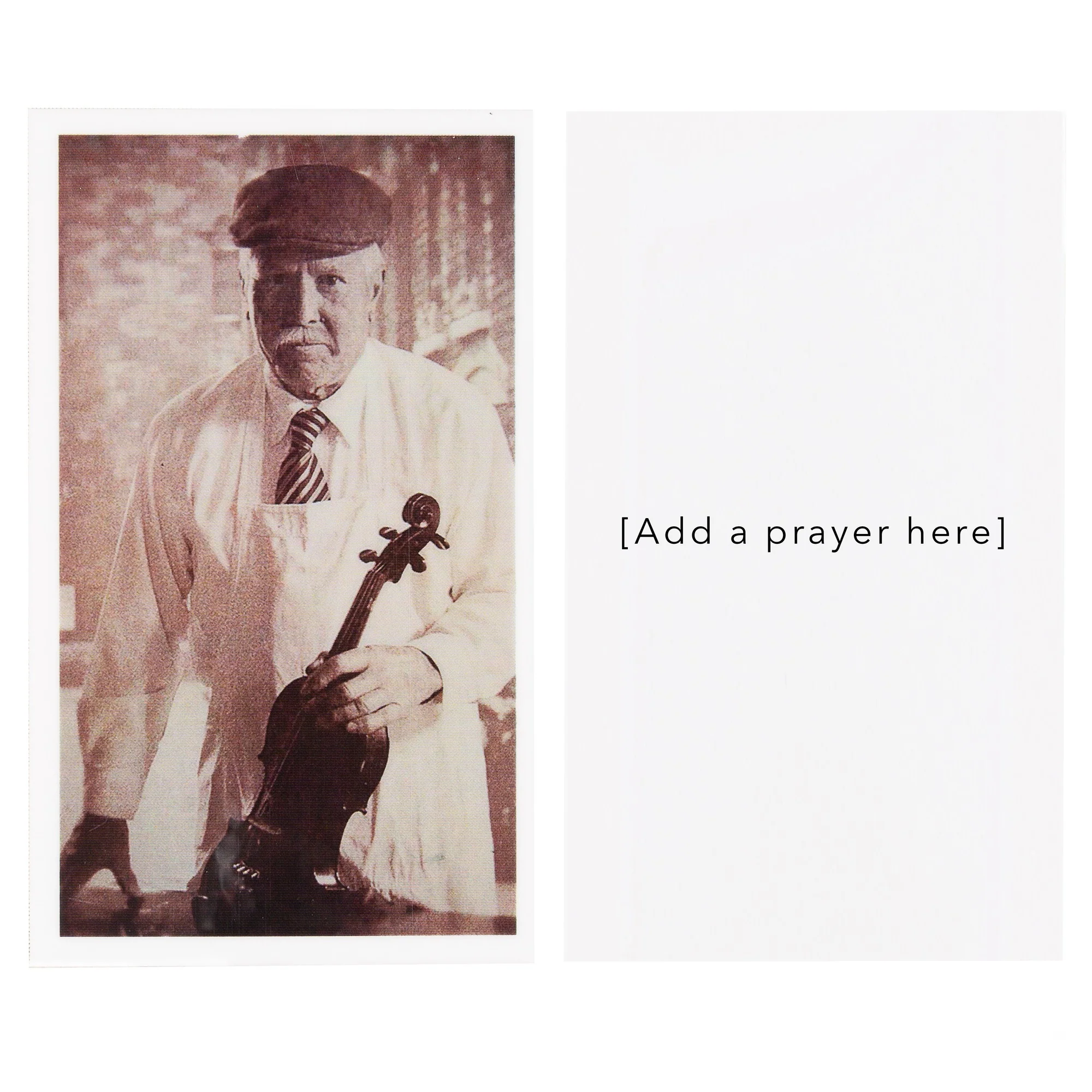 Laminated Personalized Venerable Matt Talbot Prayer Card - Image 2
