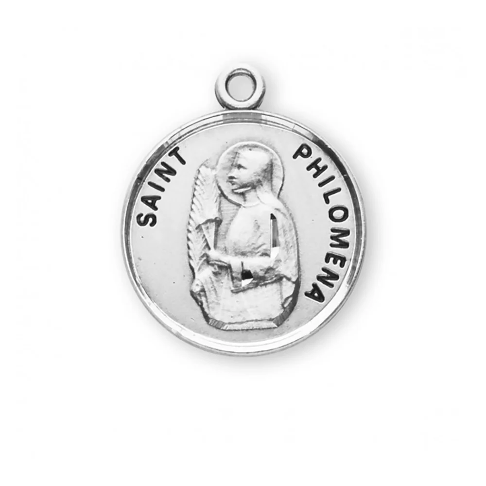 Petite Sterling St. Philomena Necklace - Image 2