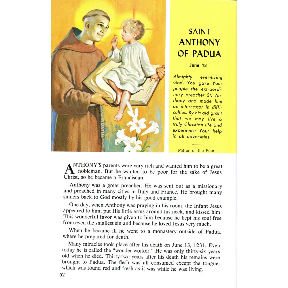 Picture Book of Saints - Burgundy - Image 2