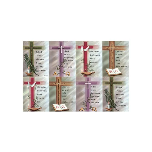 Laminated Pieta Series 2 Personalized Prayer Card (Priced Per Card)
