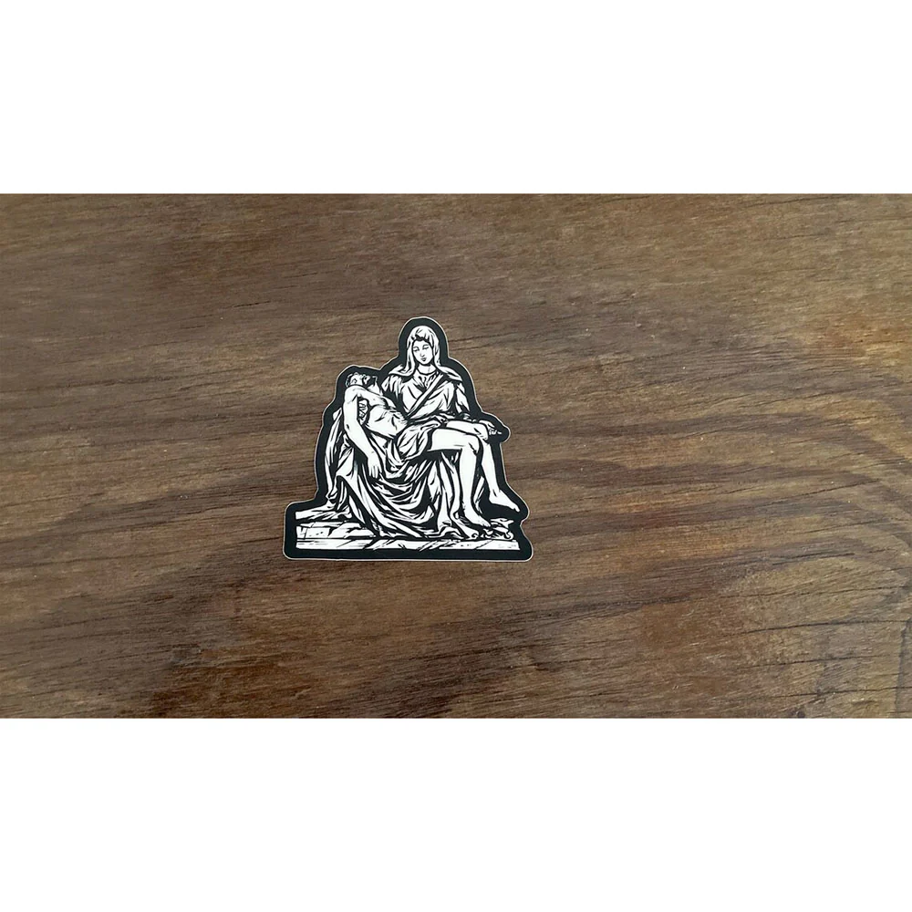 Pieta Vinyl Sticker - 3.5"