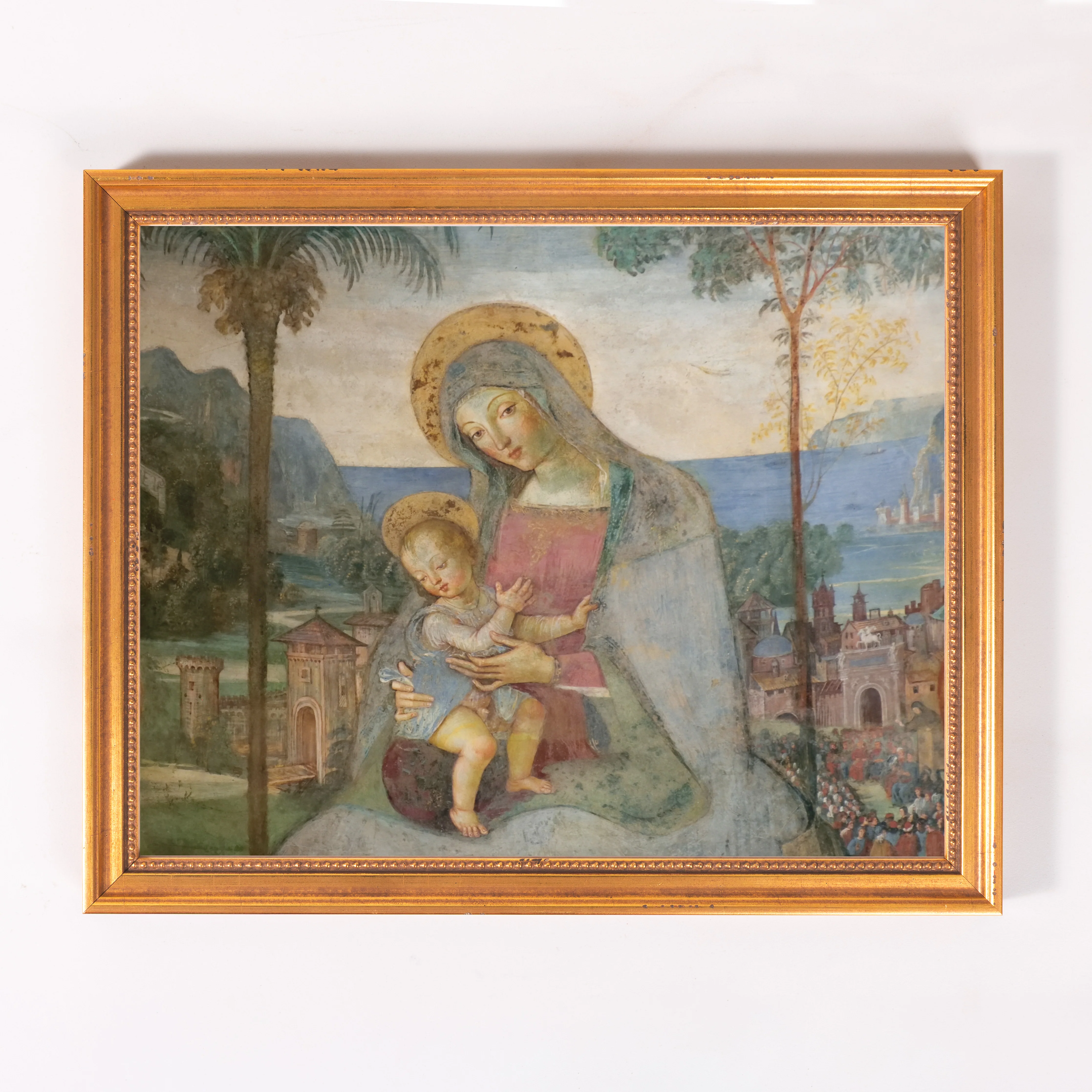 Pinturicchio Madonna & Child Framed Canvas - Sacred Classics Collection - Image 4