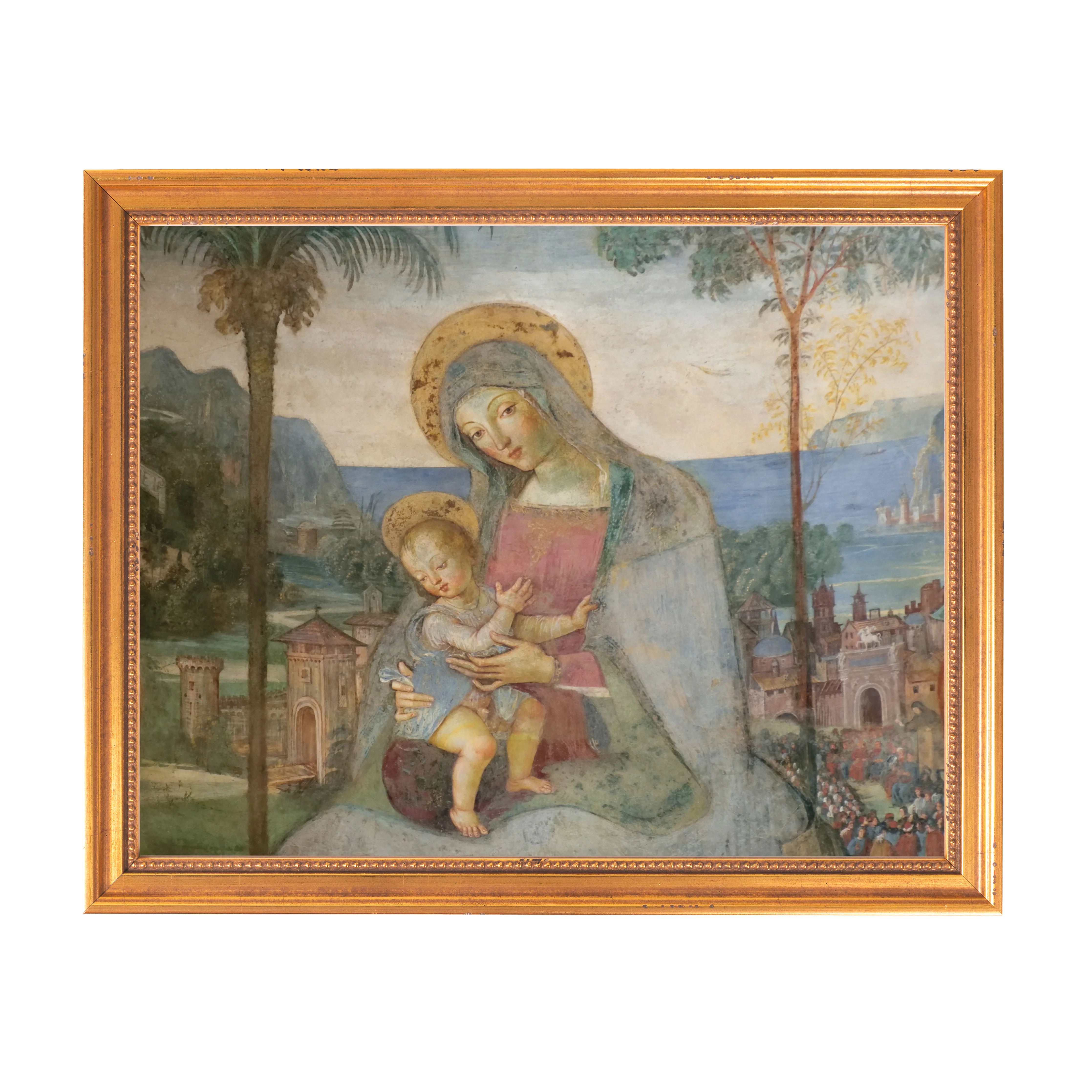 Pinturicchio Madonna & Child Framed Canvas - Sacred Classics Collection - Image 5
