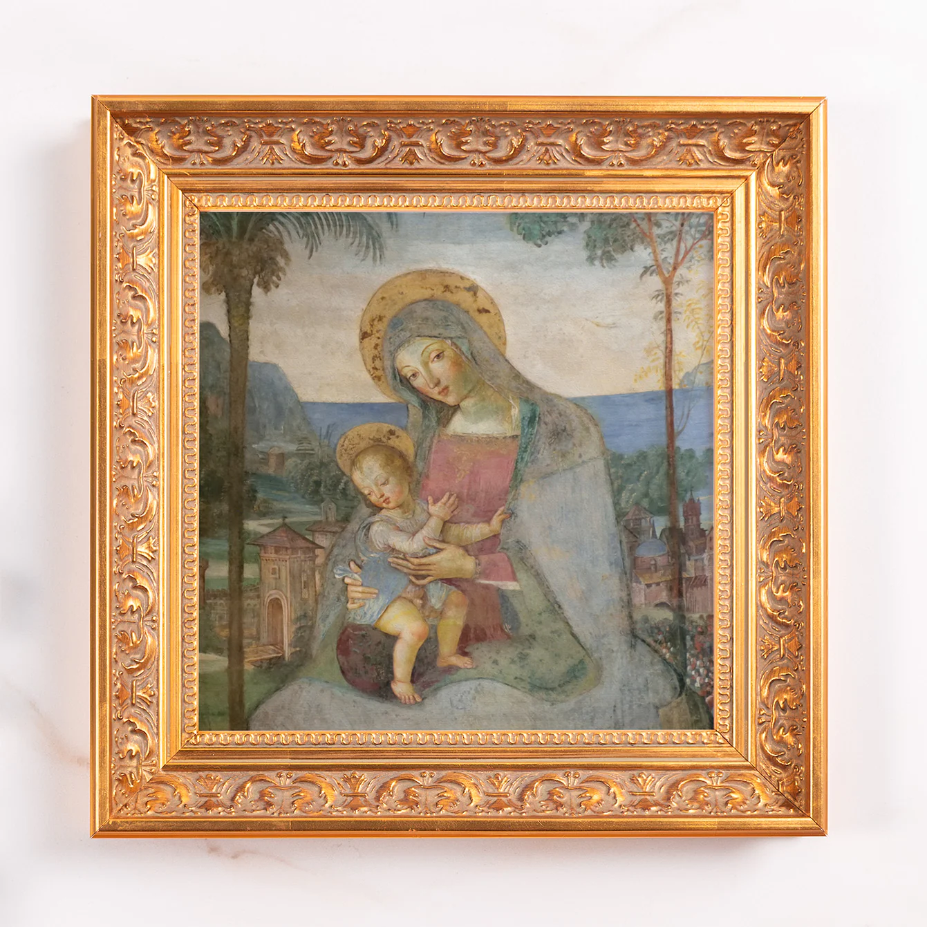 Pinturicchio Madonna & Child Framed Canvas - Sacred Mini Collection - Image 2