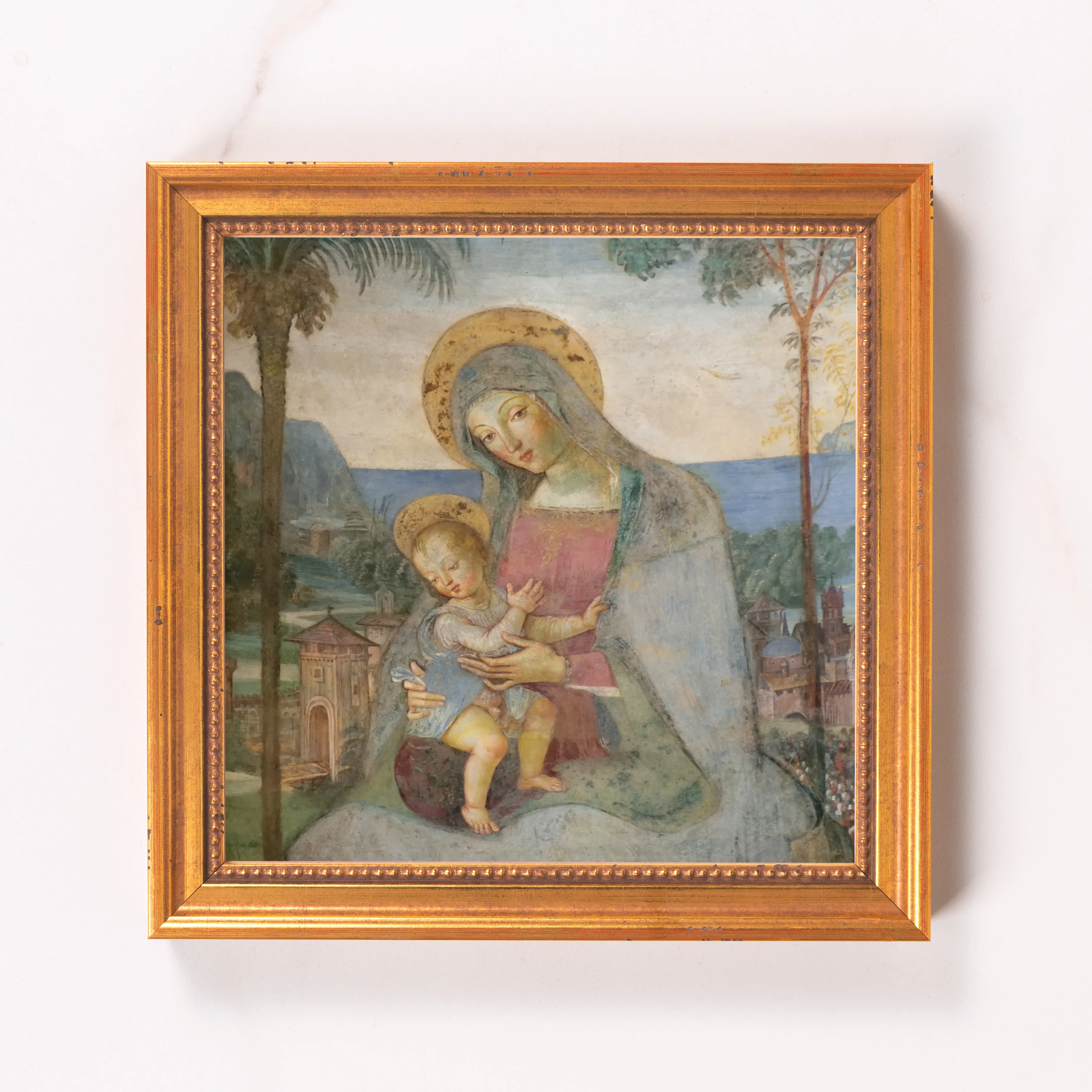 Pinturicchio Madonna & Child Framed Canvas - Sacred Mini Collection - Image 6