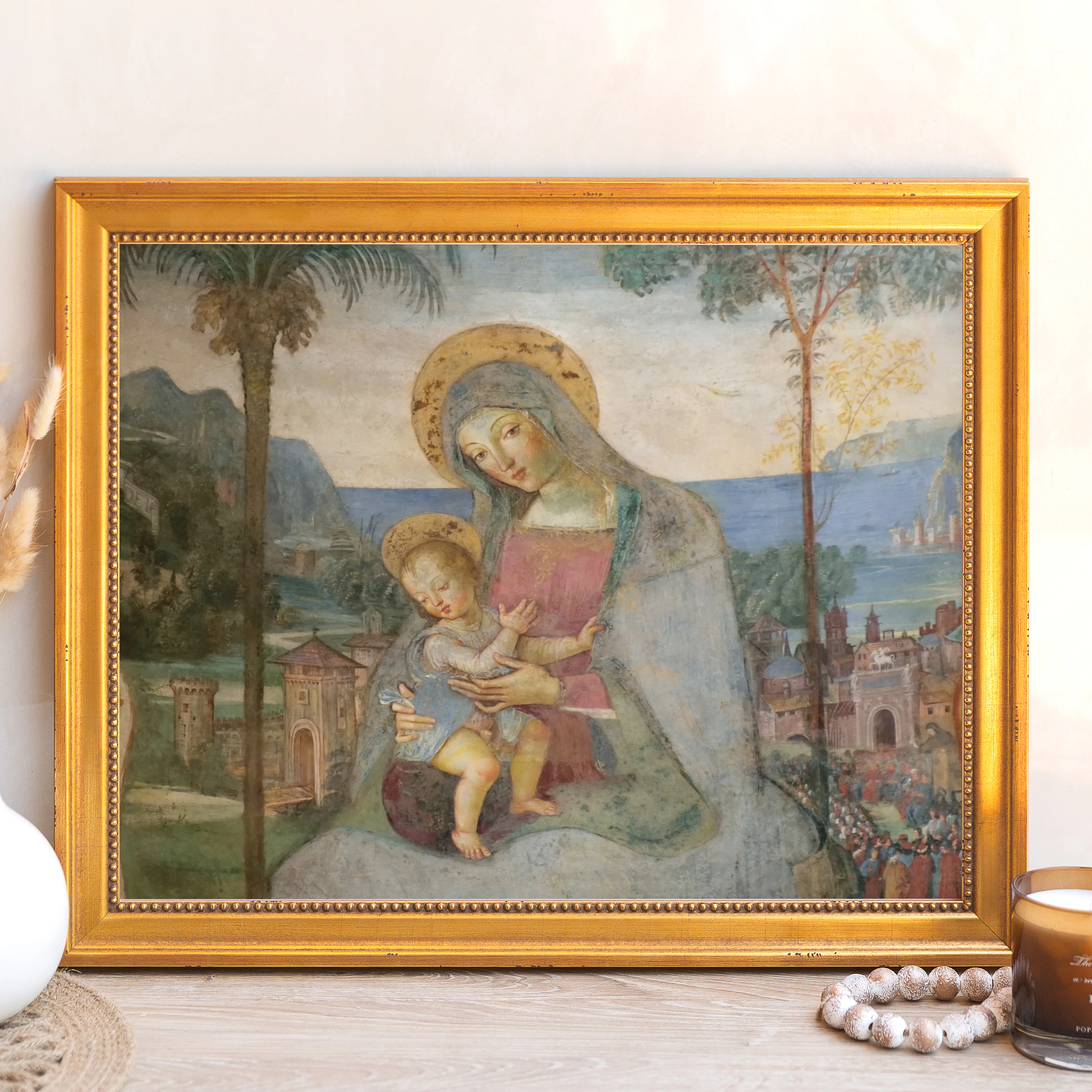 Pinturicchio Madonna & Child Framed Canvas - Sacred Signature Collection - Image 7
