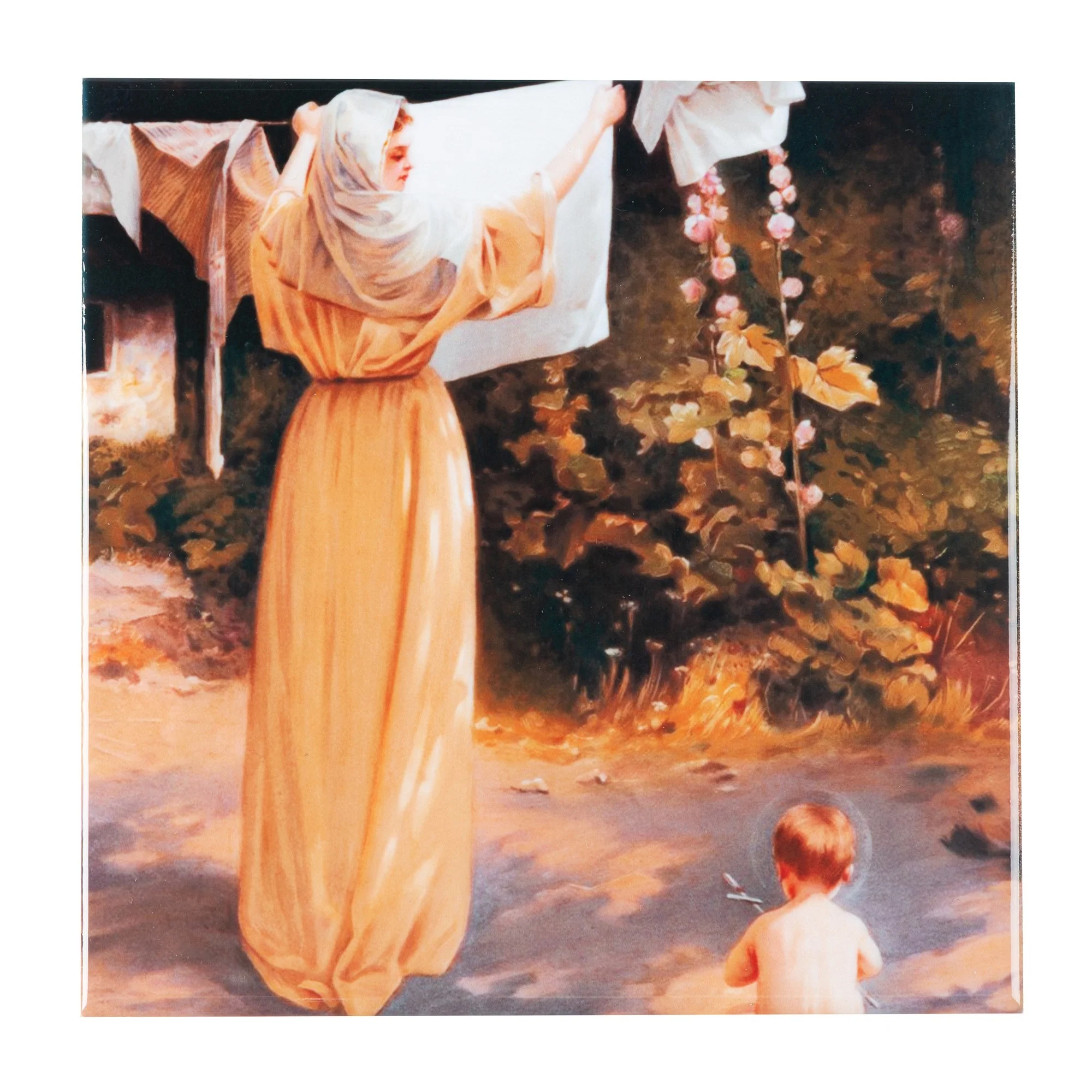 Polish Madonna Ceramic Tile - Image 2