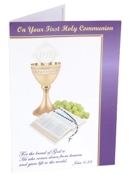 Pop-Up First Communion Greeting Card - Image 2