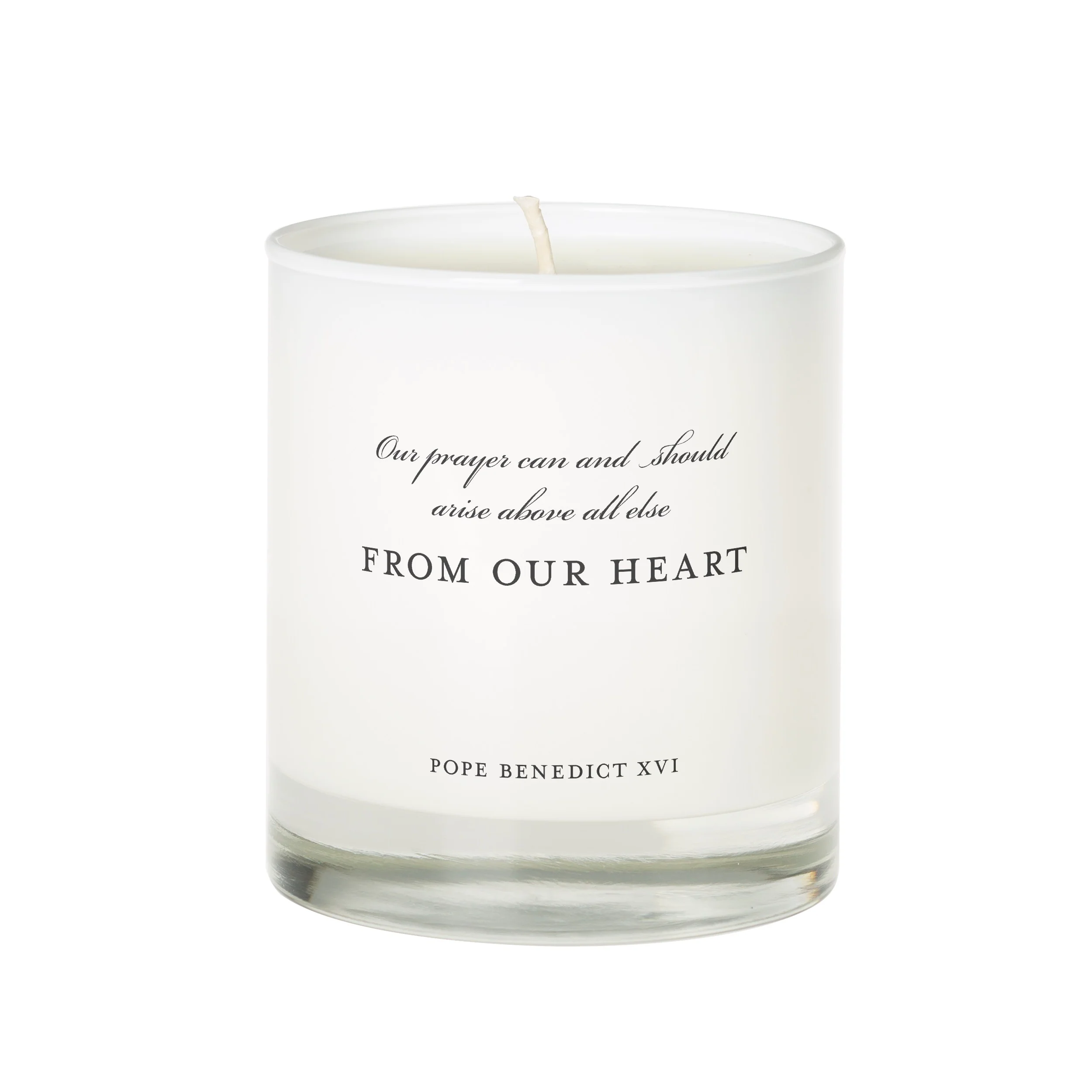 Pope Benedict "From Our Heart" Candle - Image 3