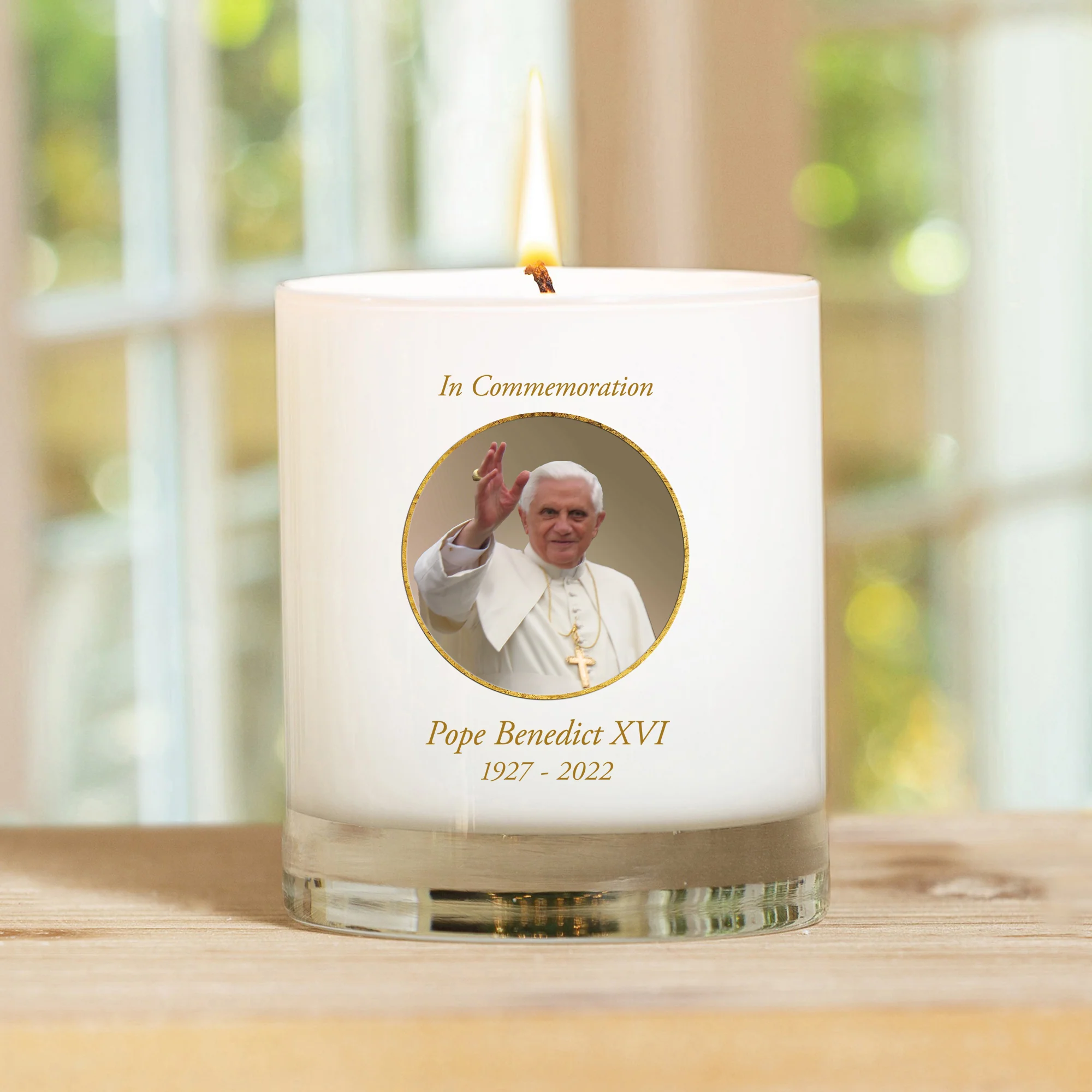 Pope Benedict XVI Commemorative Candle