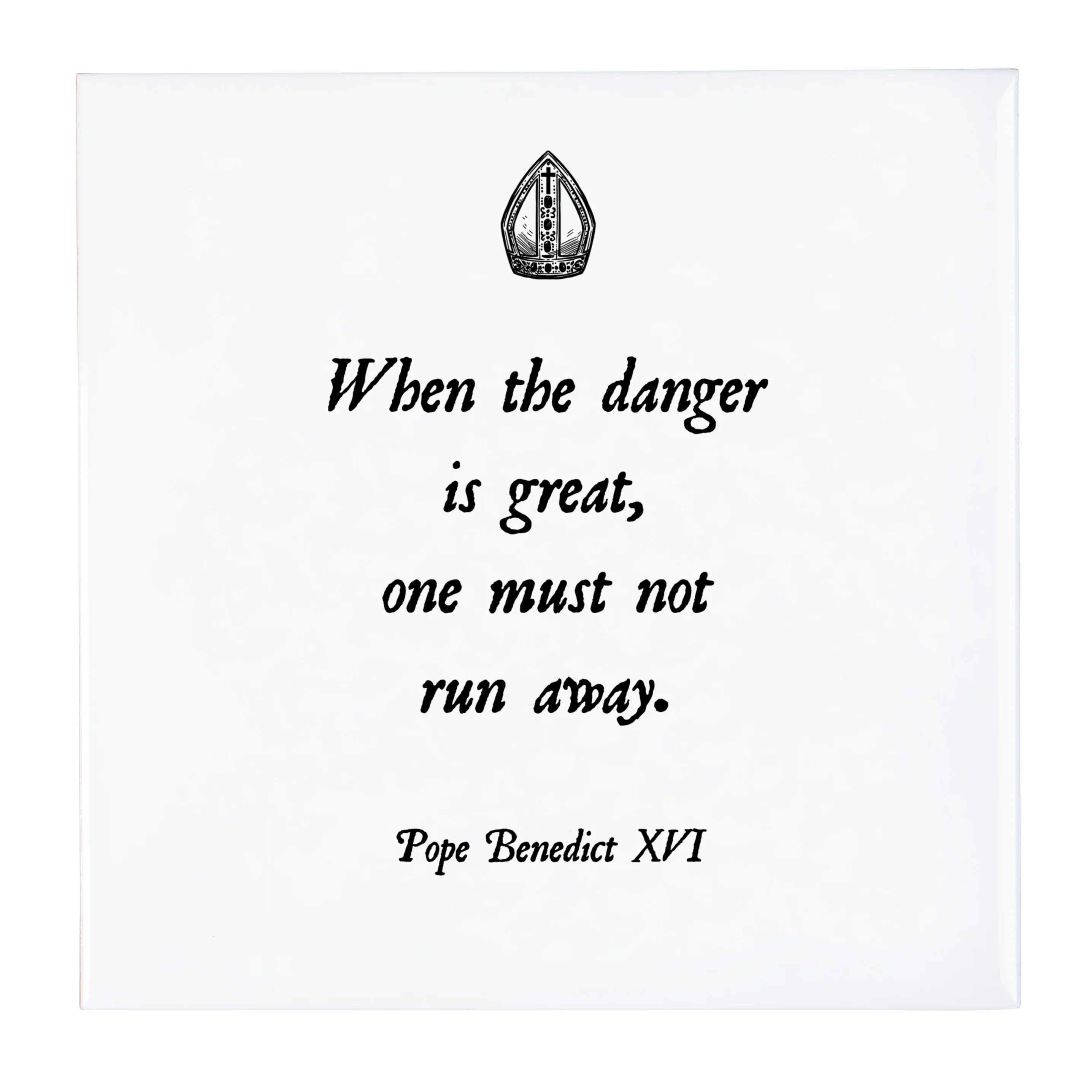 Pope Benedict XVI Danger Tile - Image 2