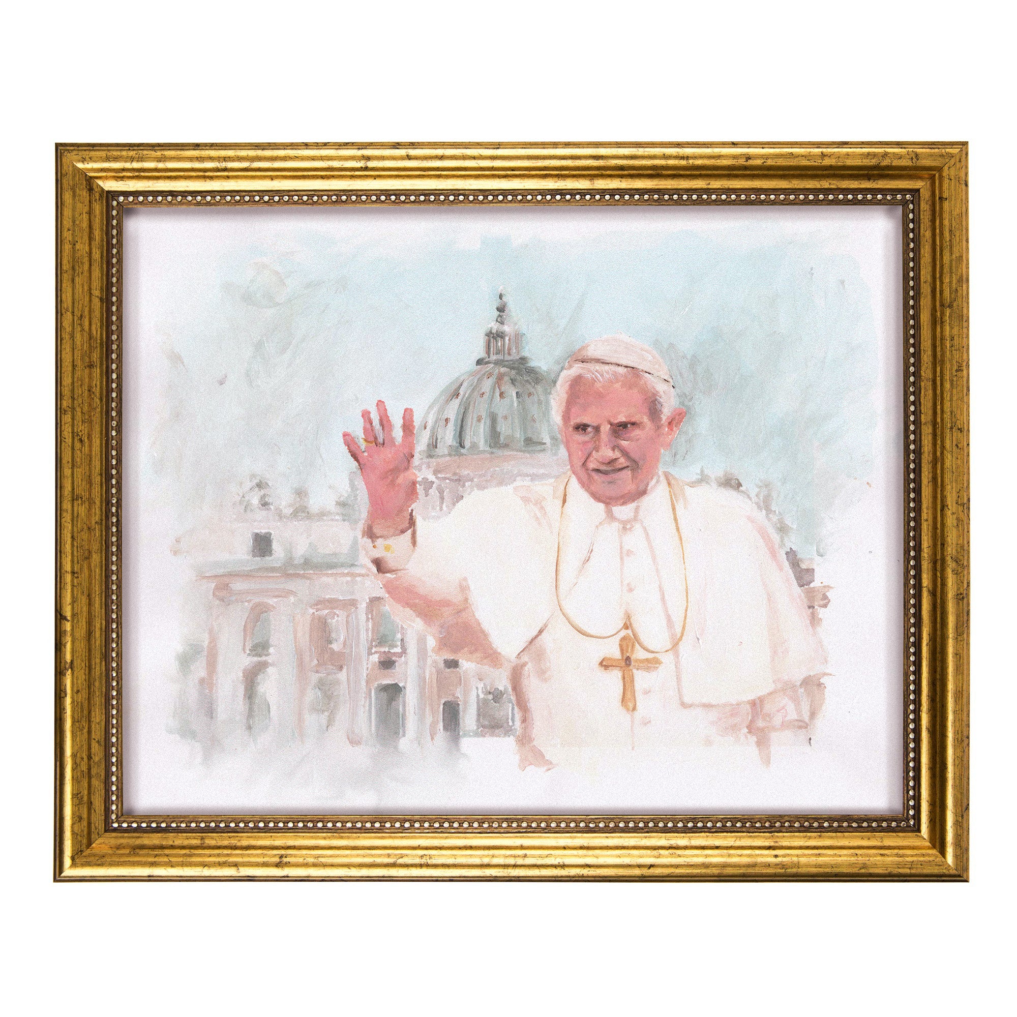 Pope Benedict XVI Painting Framed Print - Image 2
