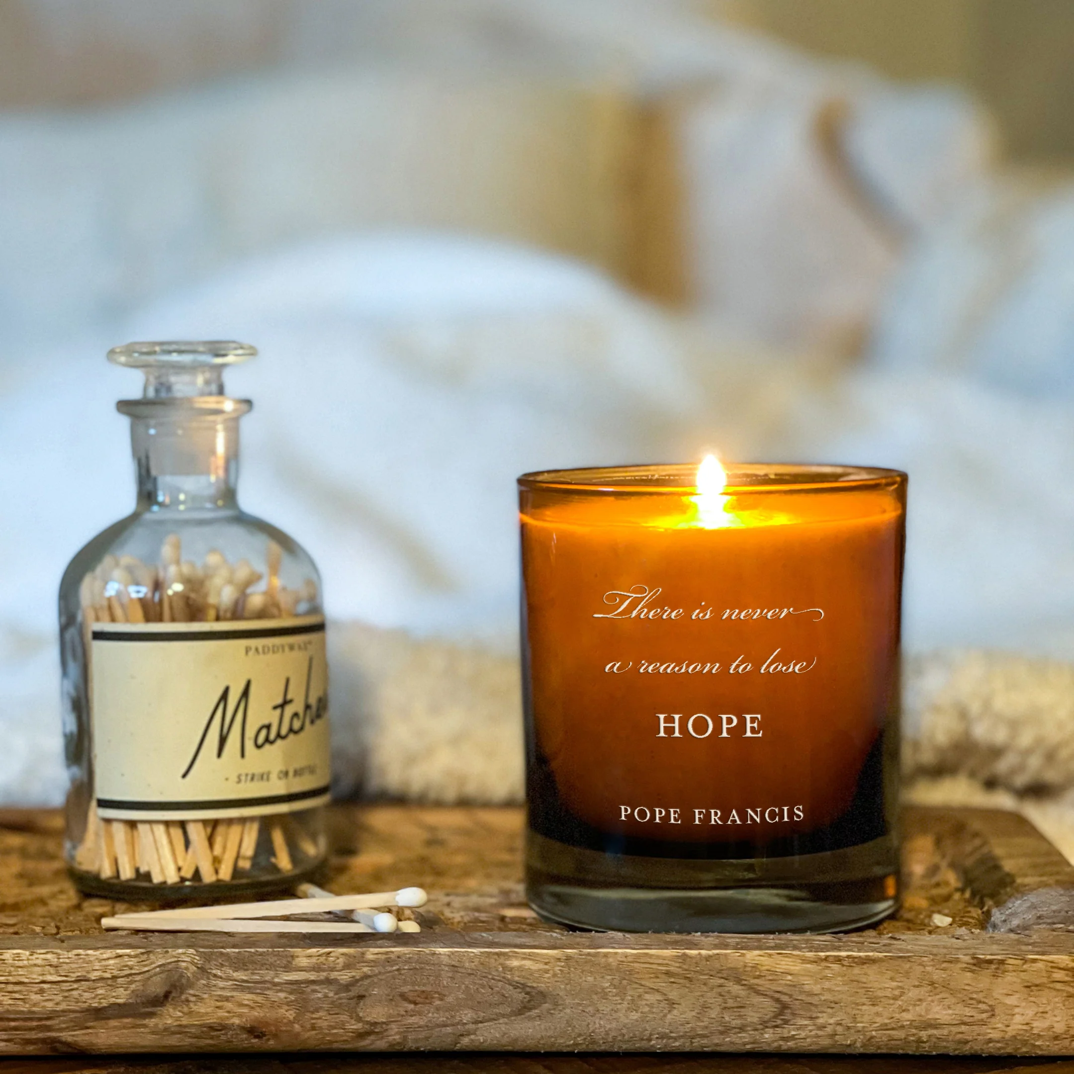 Pope Francis Hope Candle - Image 2