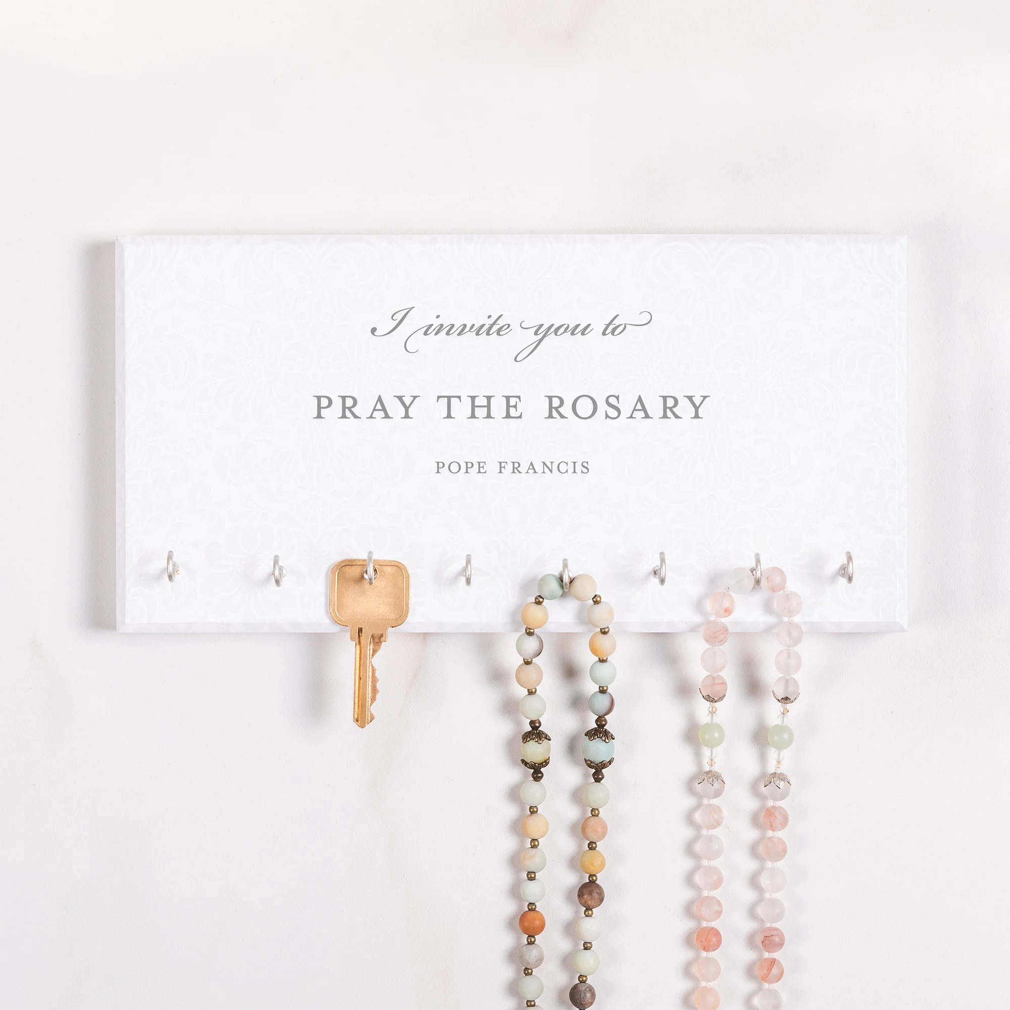 Pope Francis I Invite You Rosary Rack - Image 2