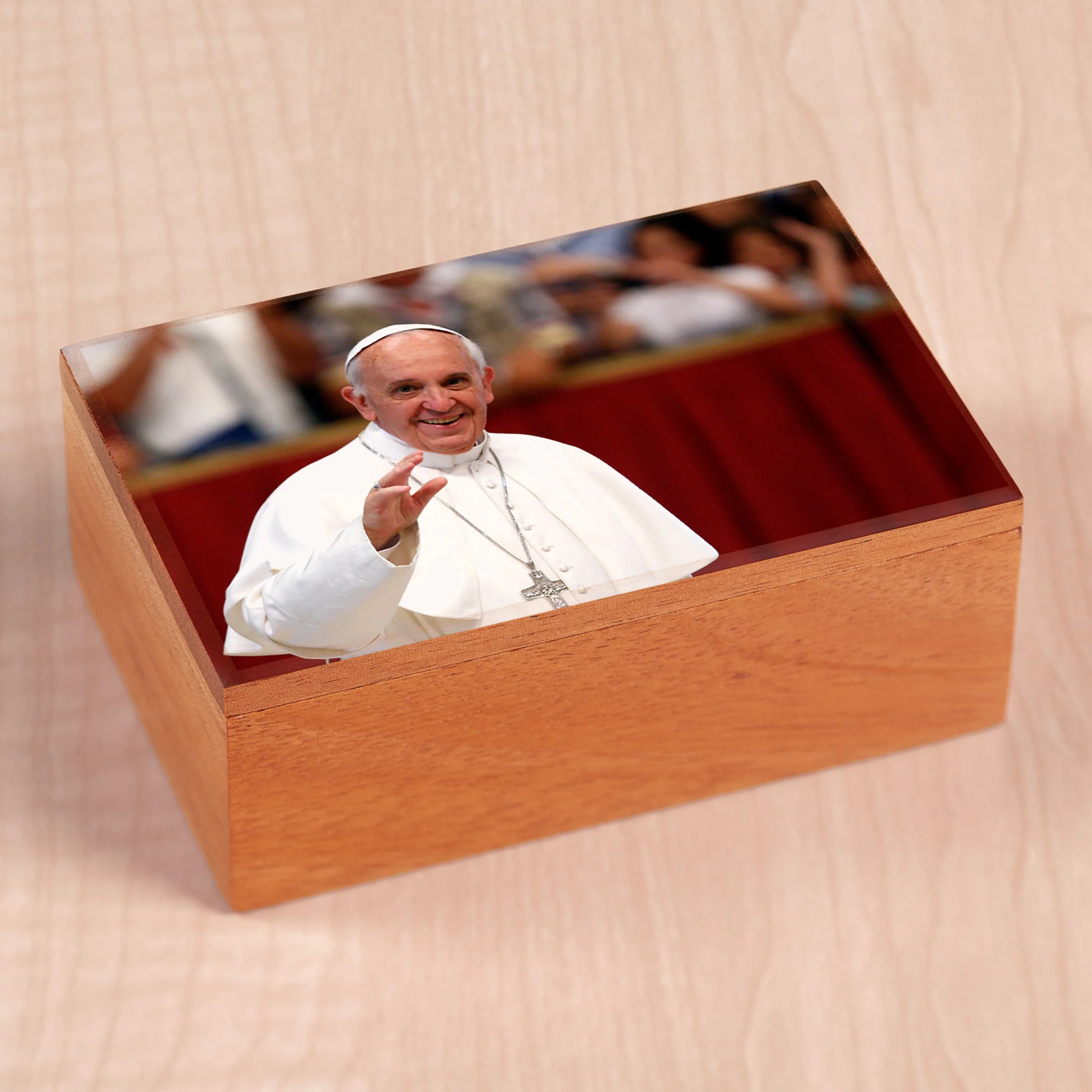 Pope Francis Rosary Box