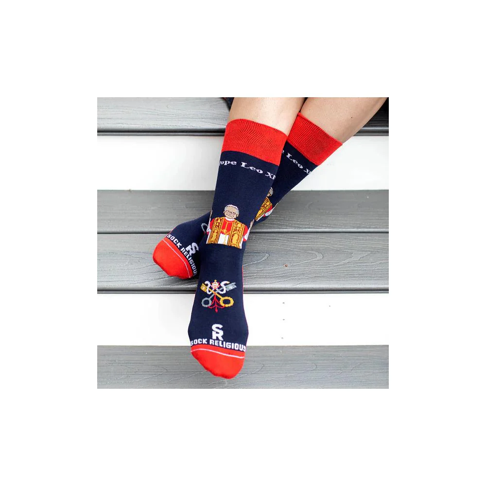 Pope Leo XIV Adult Socks - Image 2
