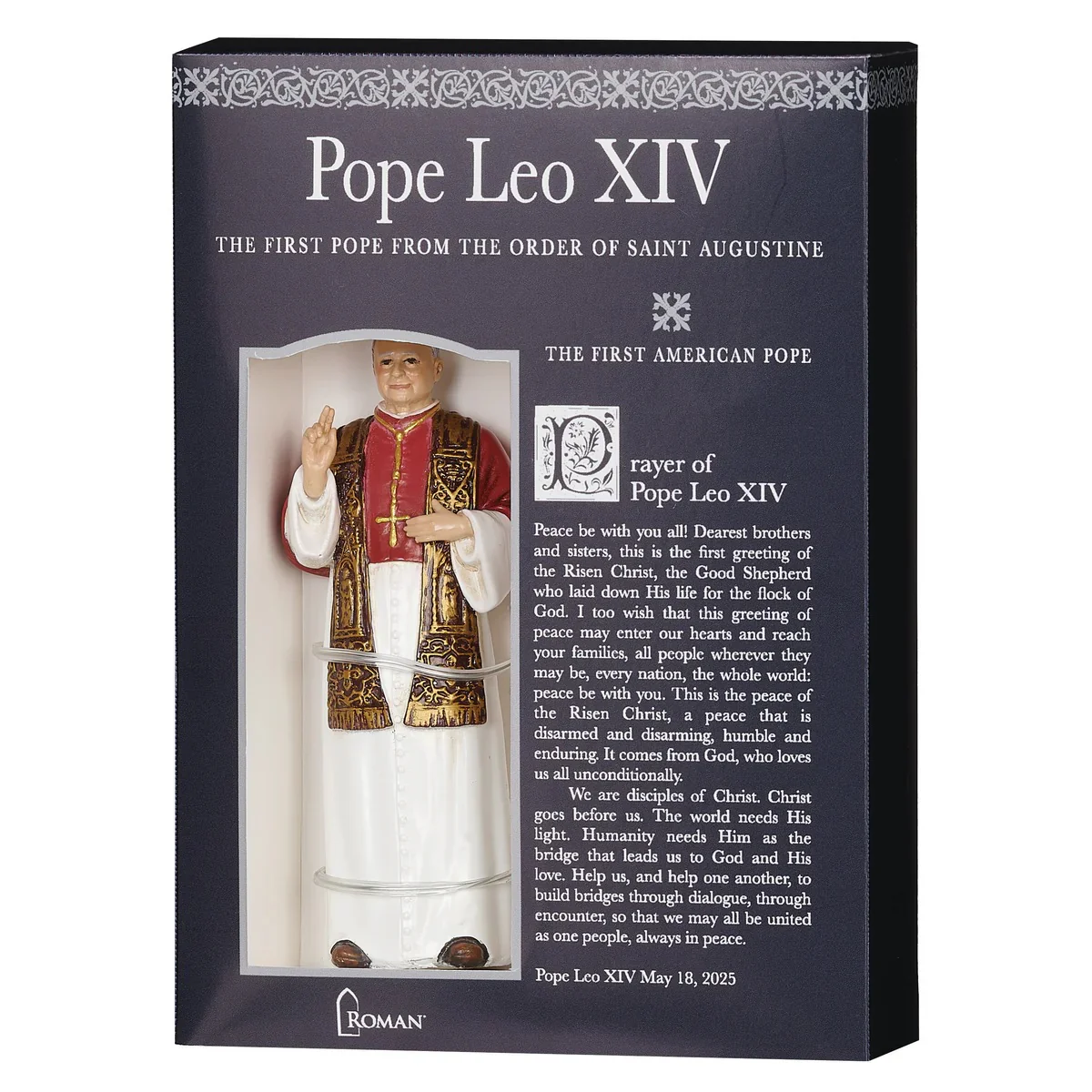Pope Leo XIV Figurine - 4" - Image 2