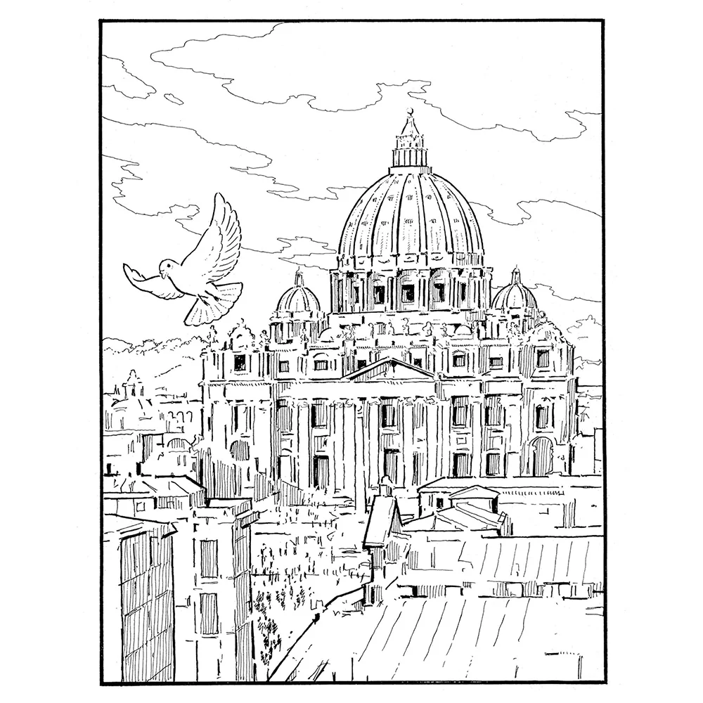 Popes Coloring Book - Image 2