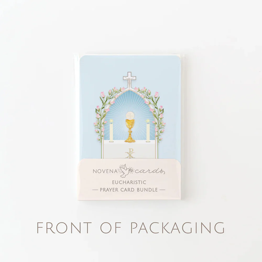Popular Eucharistic Prayers Prayer Card Bundle (12 Cards) - Image 3