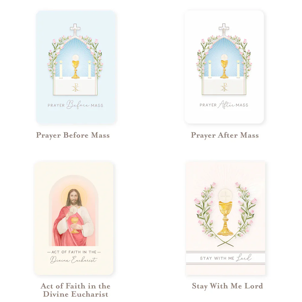 Popular Eucharistic Prayers Prayer Card Bundle (12 Cards) - Image 5