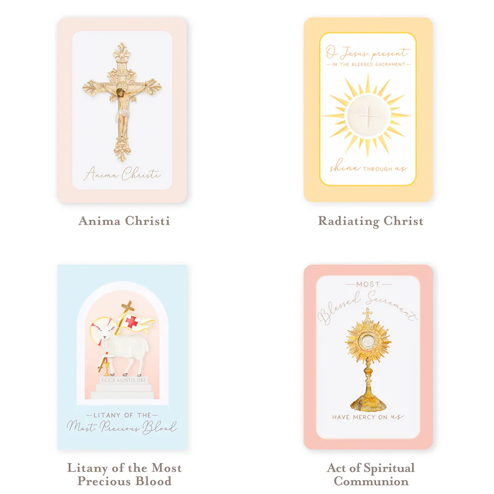 Popular Eucharistic Prayers Prayer Card Bundle (12 Cards) - Image 6