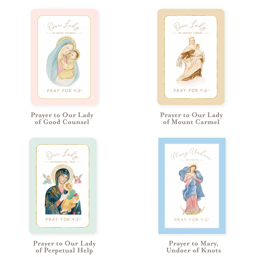Popular Marian Devotions Prayer Card Bundle (12 Cards) - Image 7