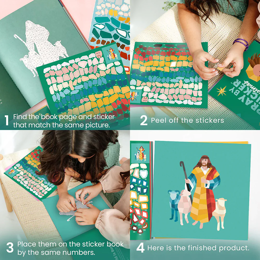 Pray by Sticker: Christmas Sticker Book - Image 3