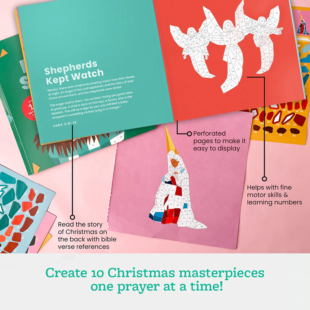 Pray by Sticker: Christmas Sticker Book - Image 5