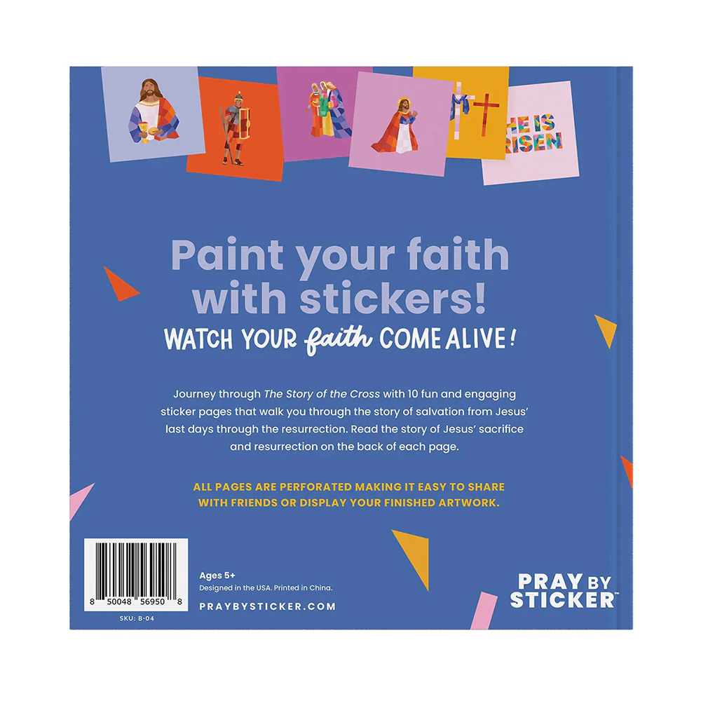 Pray by Sticker: Story of the Cross Sticker Book - Image 10