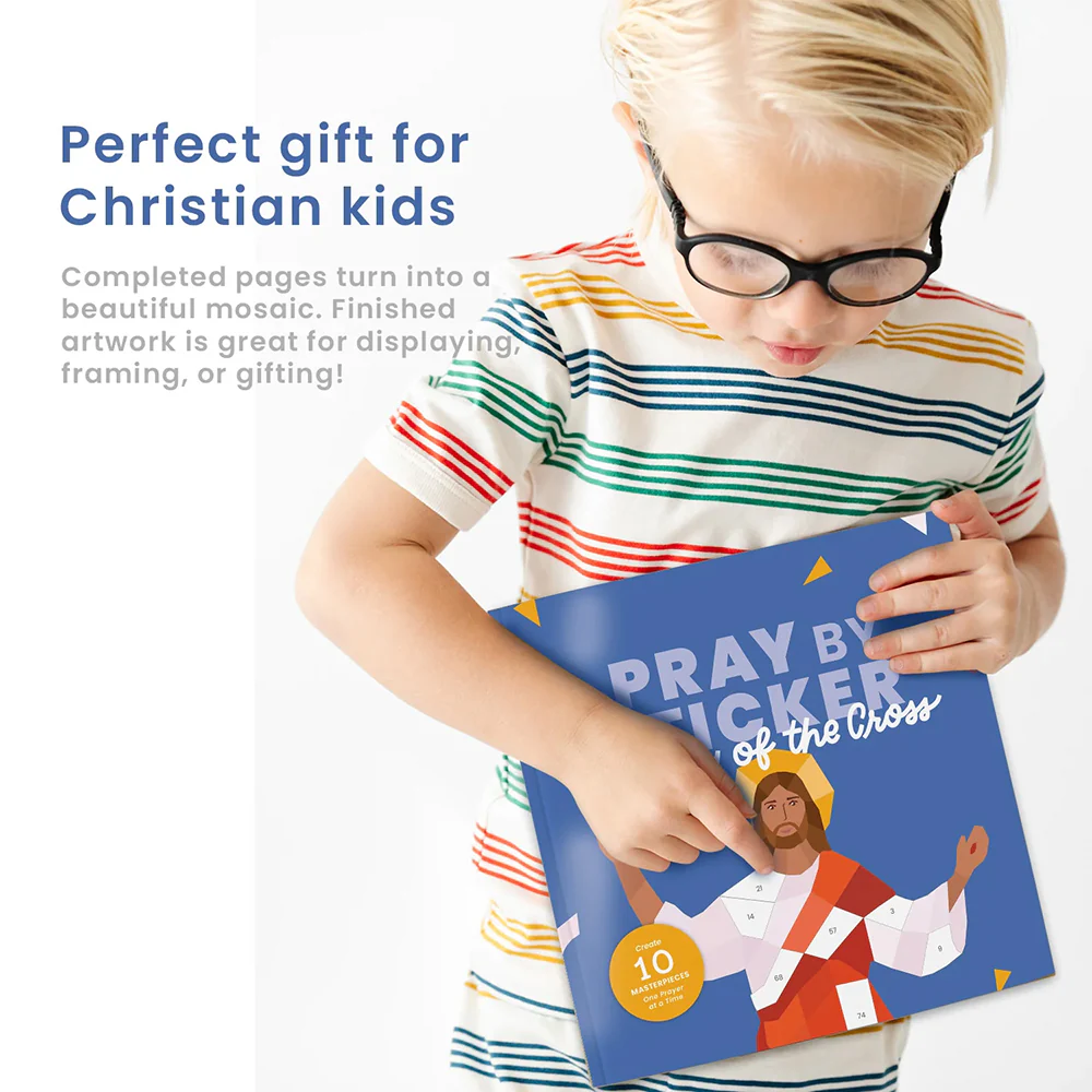 Pray by Sticker: Story of the Cross Sticker Book - Image 6