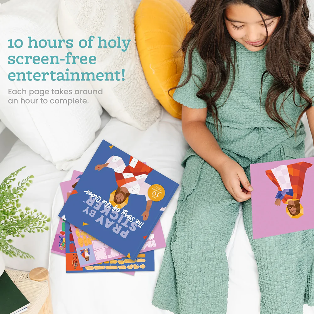 Pray by Sticker: Story of the Cross Sticker Book - Image 8