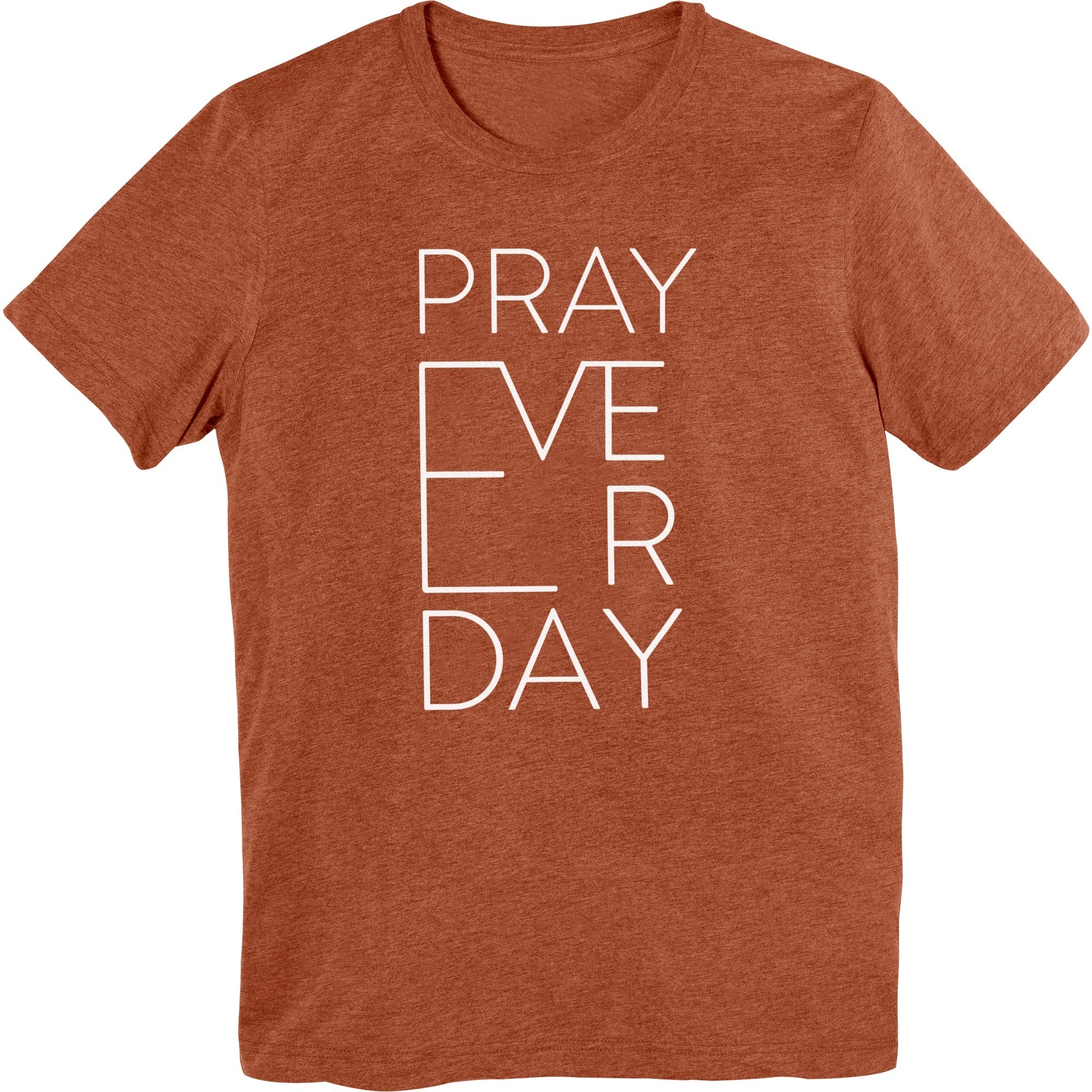Pray Everyday T-Shirt Clay - Image 5