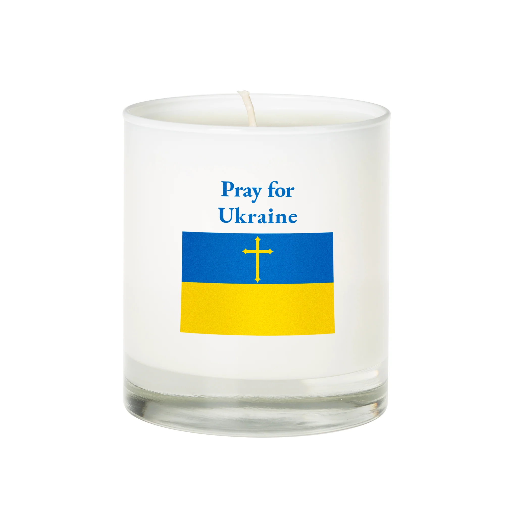 Pray for Ukraine Candle - Image 3