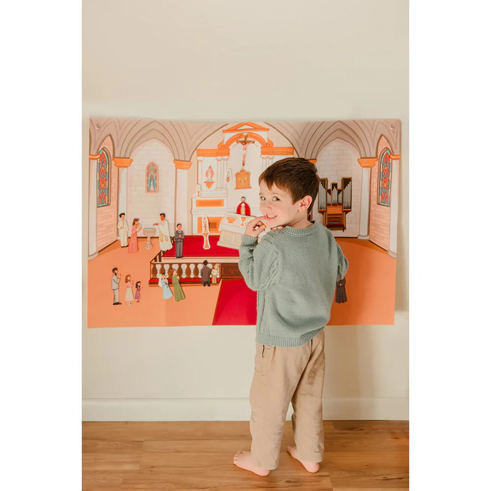 Pray & Play Church Felt Story Board Set - 50+ Pieces - Image 3