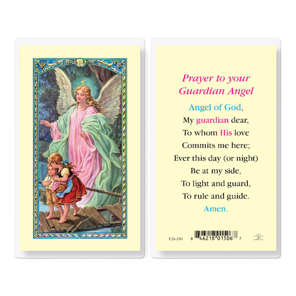 Prayer to Guardian Angel-Prayer Card