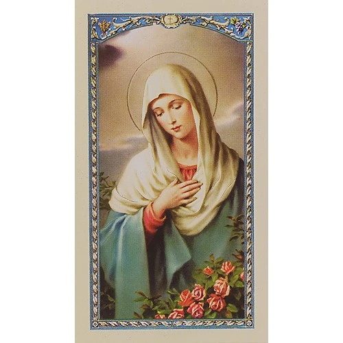 Prayer to Immaculate Virgin - Prayer Card - Image 2