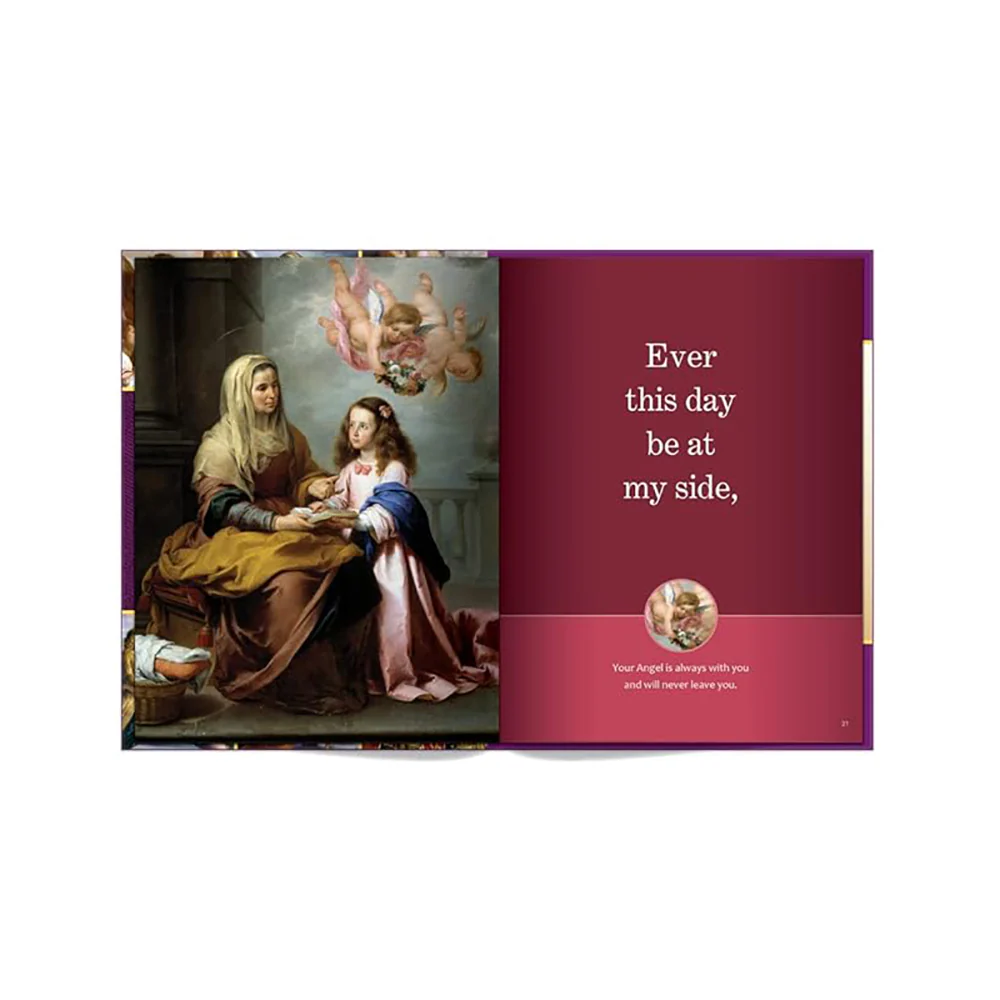 Praying to Holy Angels: Angel of God and St. Michael the Archangel Prayers in Sacred Art for Young Children - Image 2