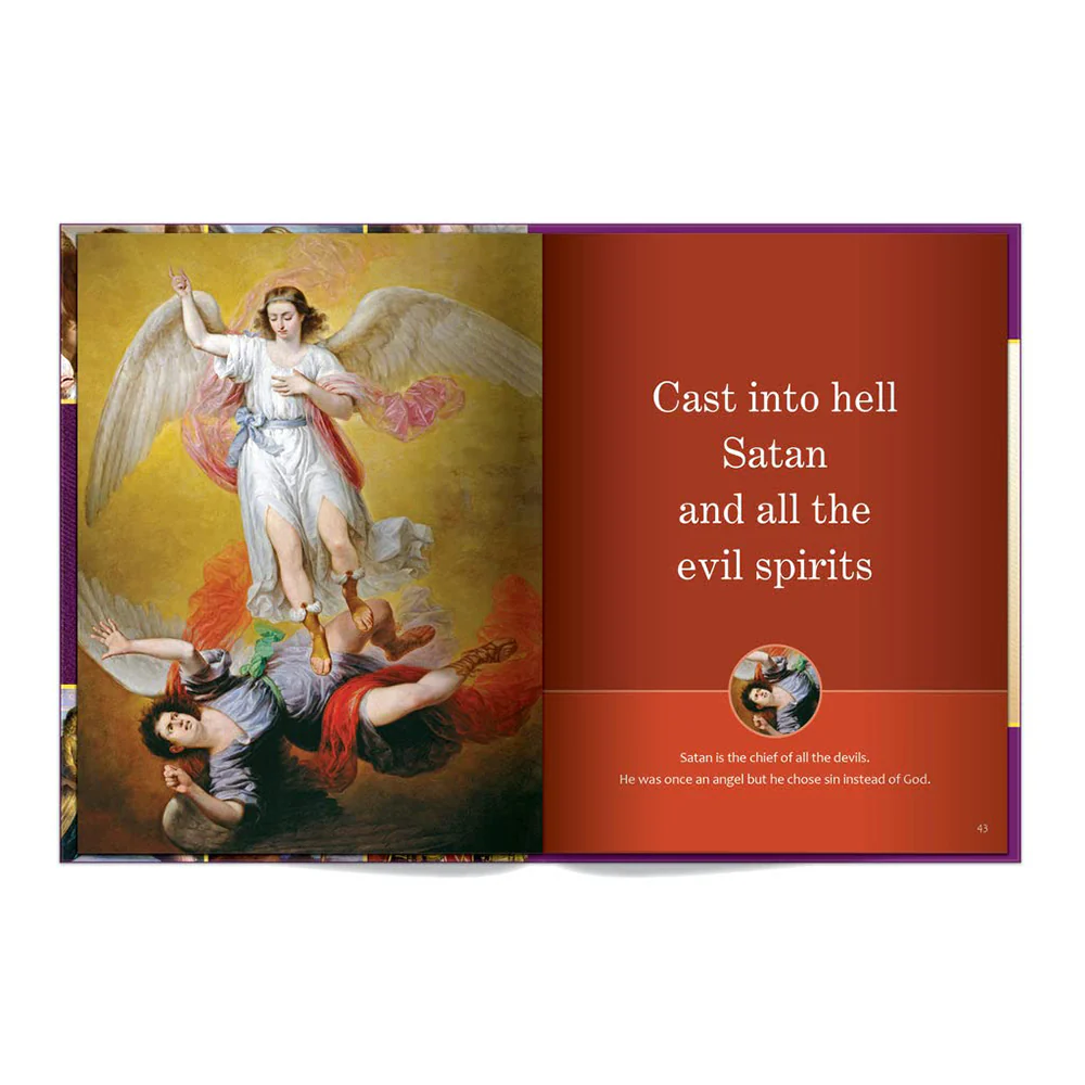 Praying to Holy Angels: Angel of God and St. Michael the Archangel Prayers in Sacred Art for Young Children - Image 4