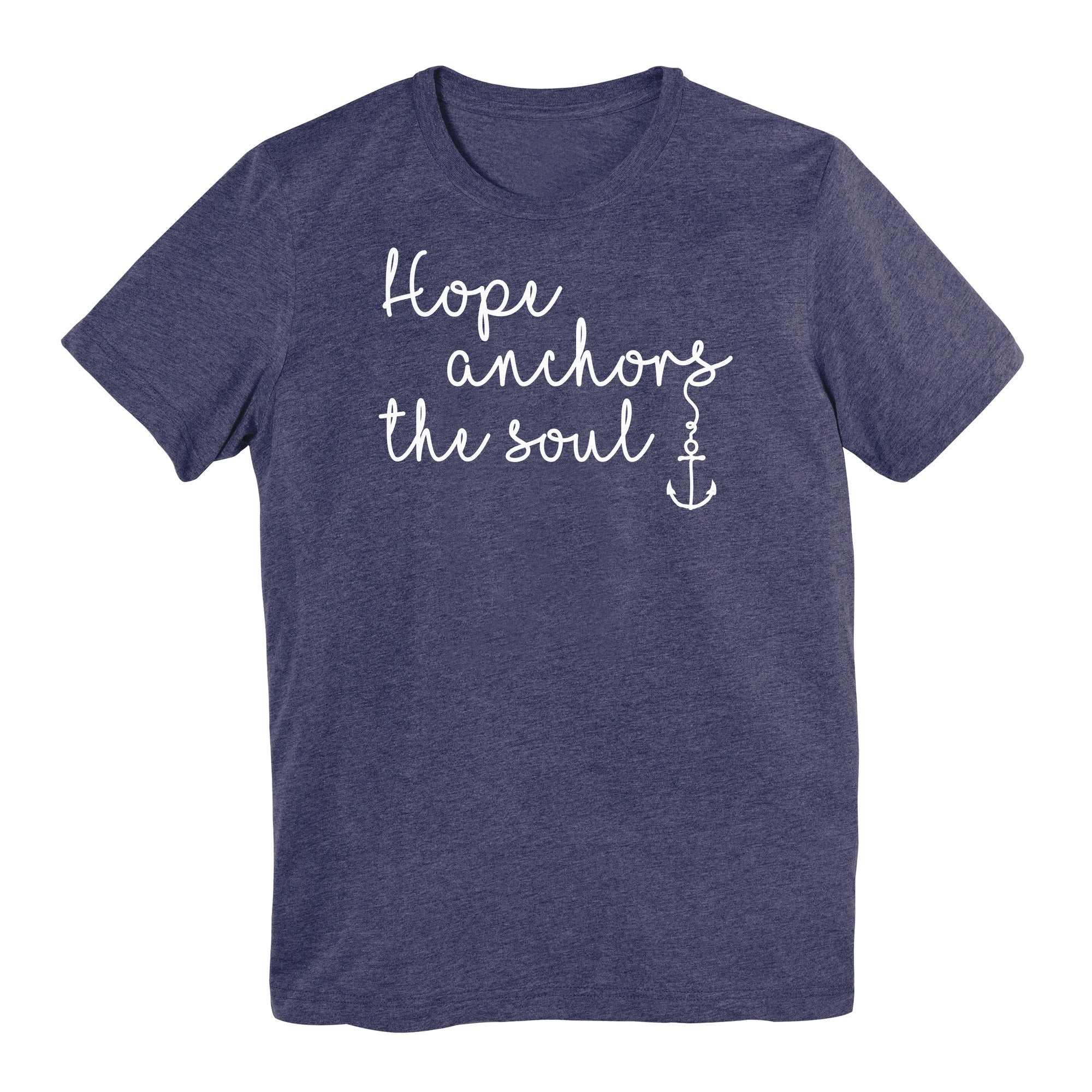 PrayStrong Hope Anchors the Soul Short Sleeve T-Shirt - Image 2